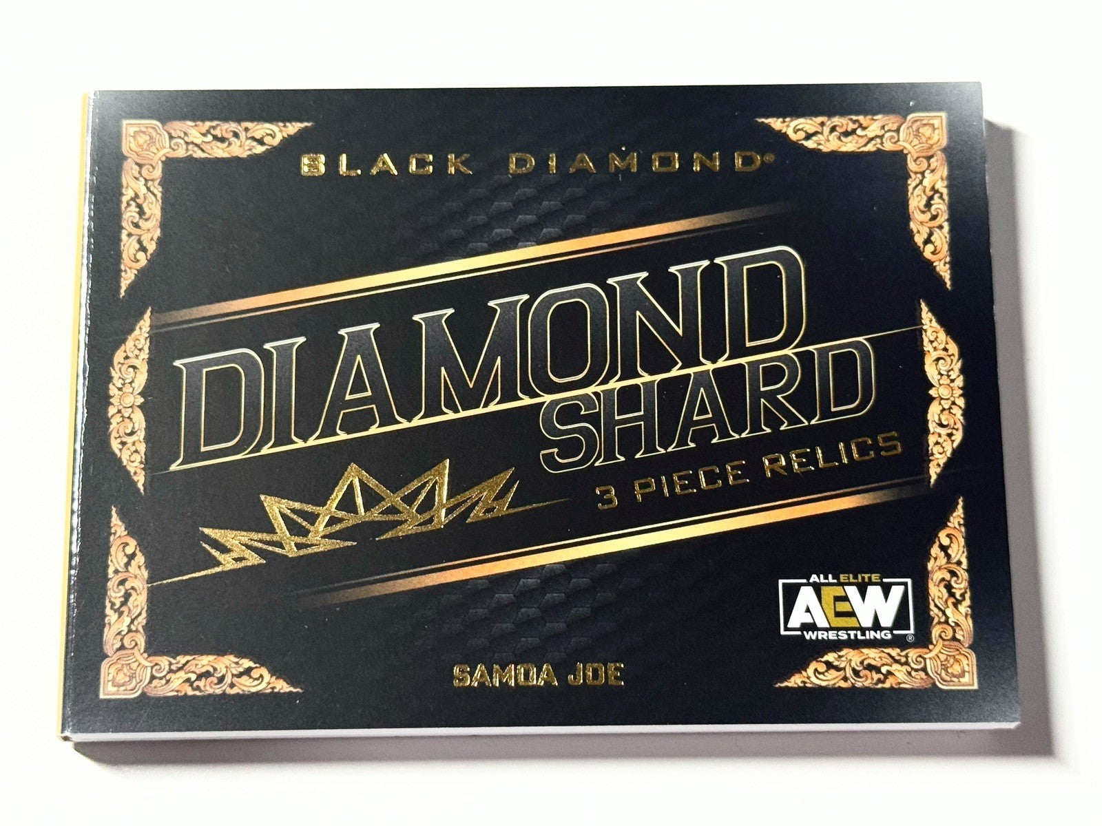 2024 Upper Deck AEW Black Diamond Samoa Joe Diamond Shard Relics Card DSB3-17