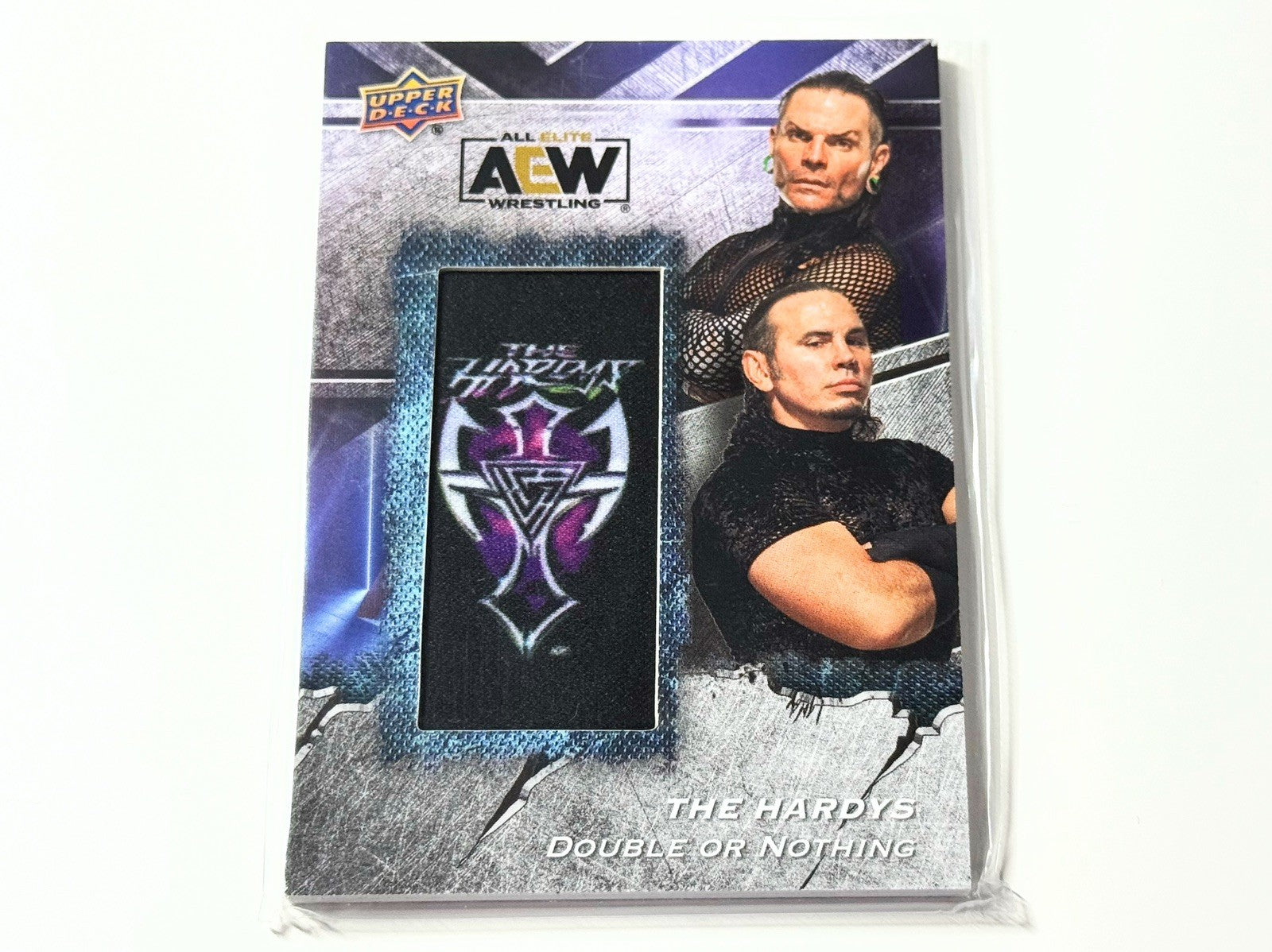2024 Upper Deck AEW Flagship The Hardys Manufactured Patch Card AMP-TH