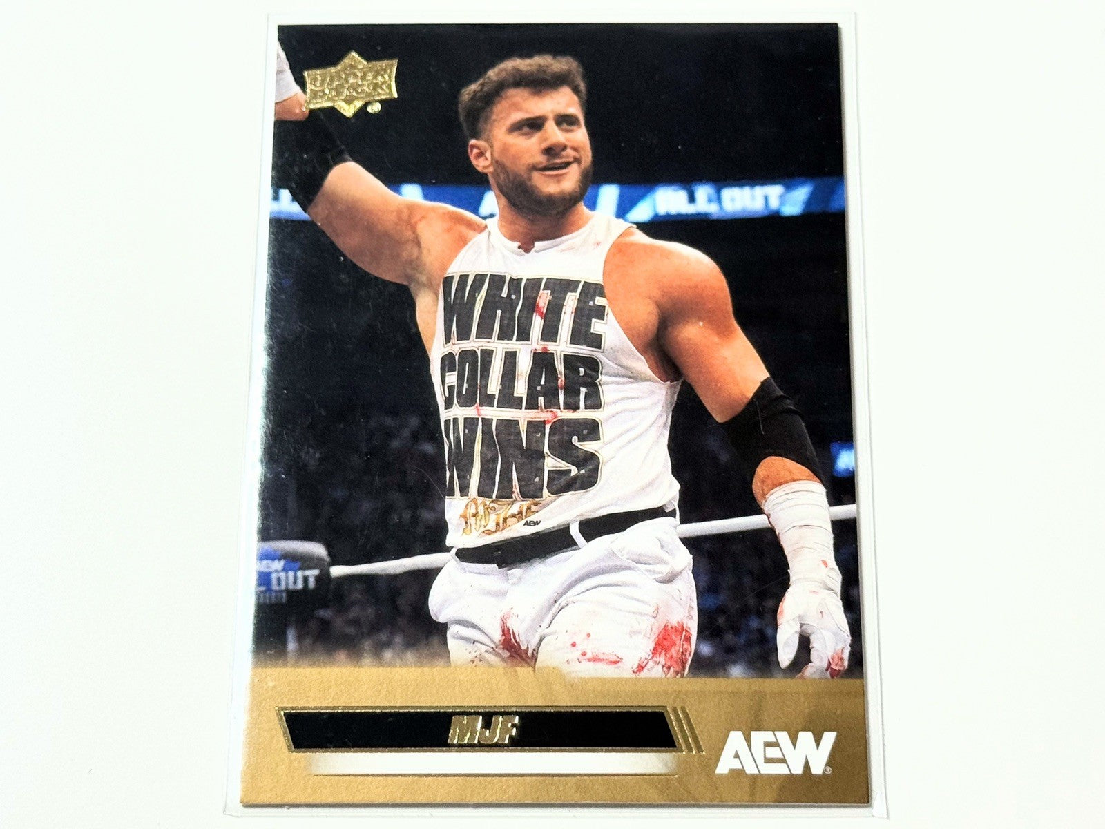 2026 Upper Deck AEW Flagship MJF Gold Parallel Card #51