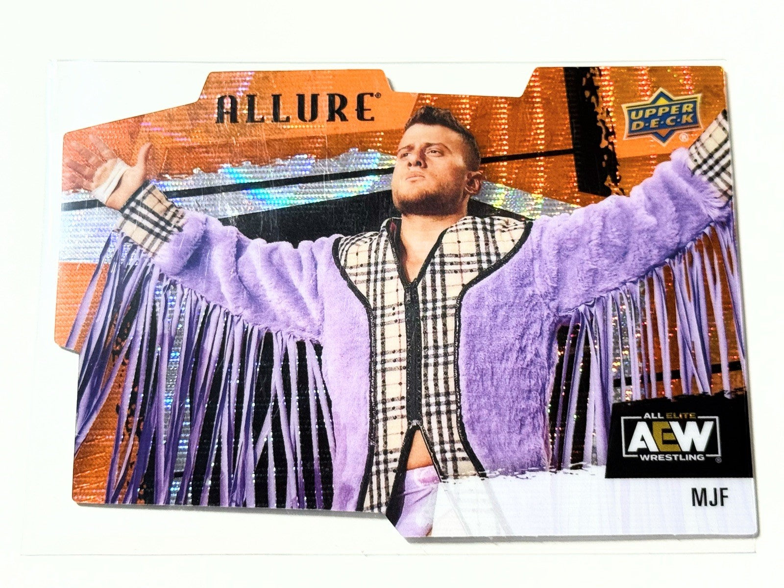 2022 Upper Deck AEW Allure MJF Orange Slice Card #118
