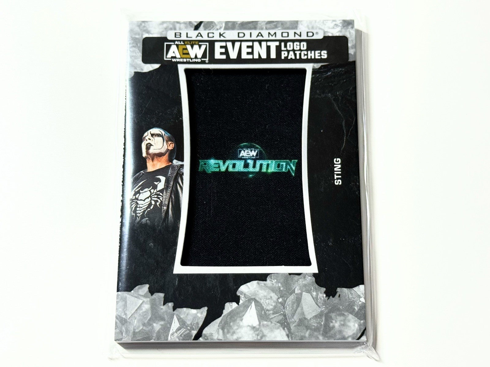 2024 Upper Deck AEW Black Diamond Sting Revolution Patch Card LPR-1