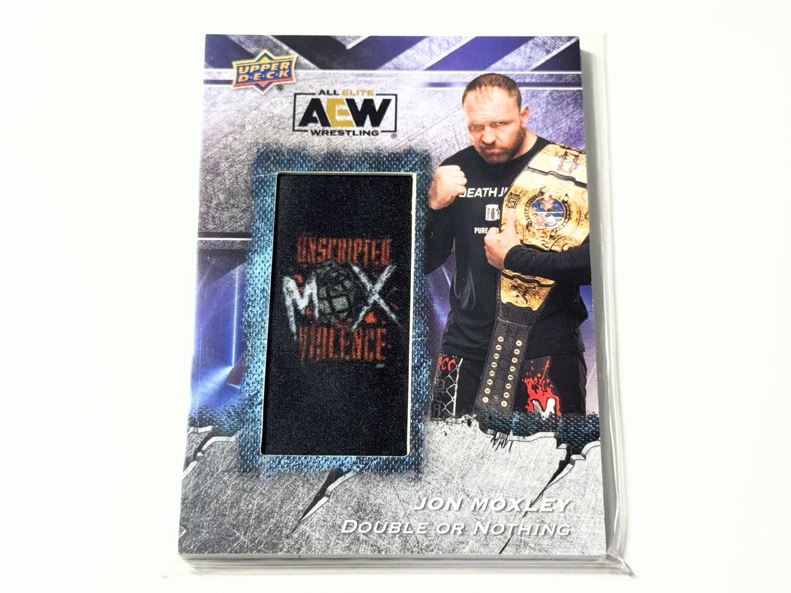 2024 Upper Deck AEW Flagship Jon Moxley Manufactured Patch Card AMP-JM