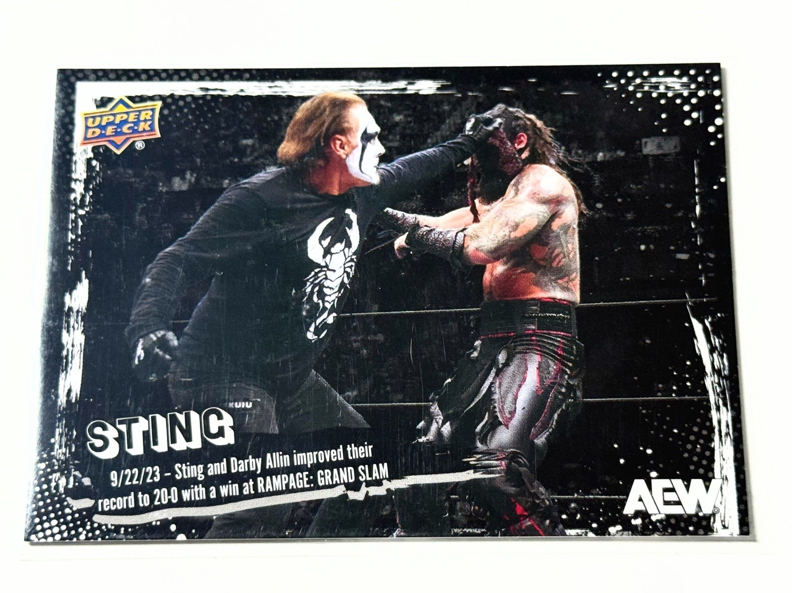 2024 Upper Deck AEW The Icon Sting Weekly e-Pack Card #20