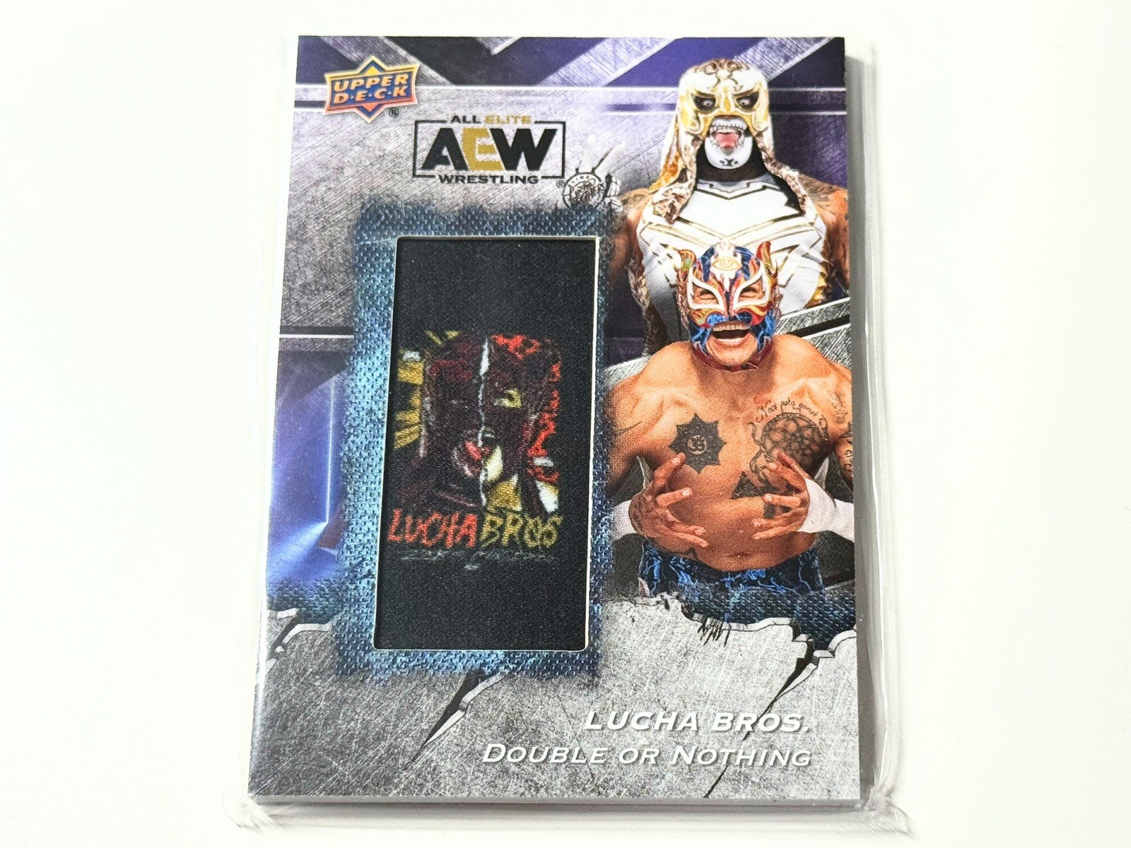 2024 Upper Deck AEW Flagship Lucha Bros Manufactured Patch Card AMP-LB