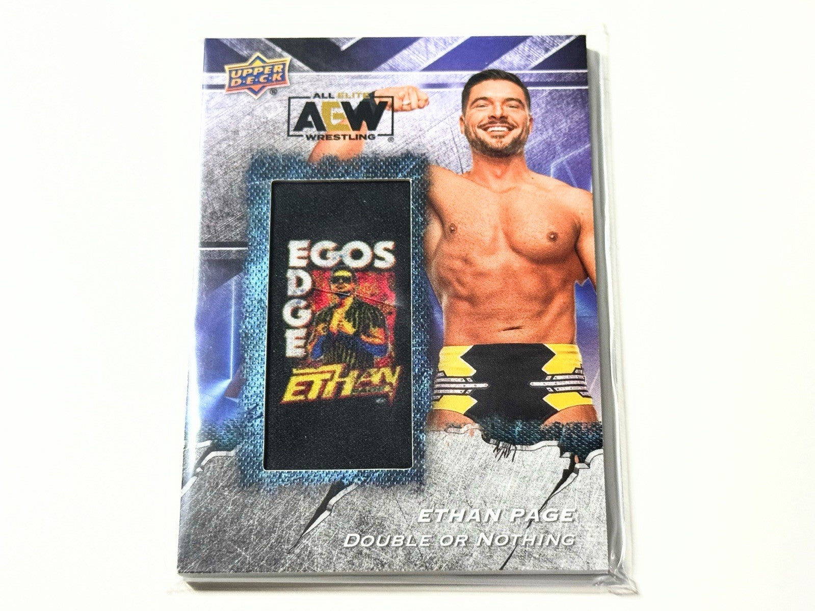 2024 Upper Deck AEW Flagship Ethan Page Manufactured Patch Card AMP-EP