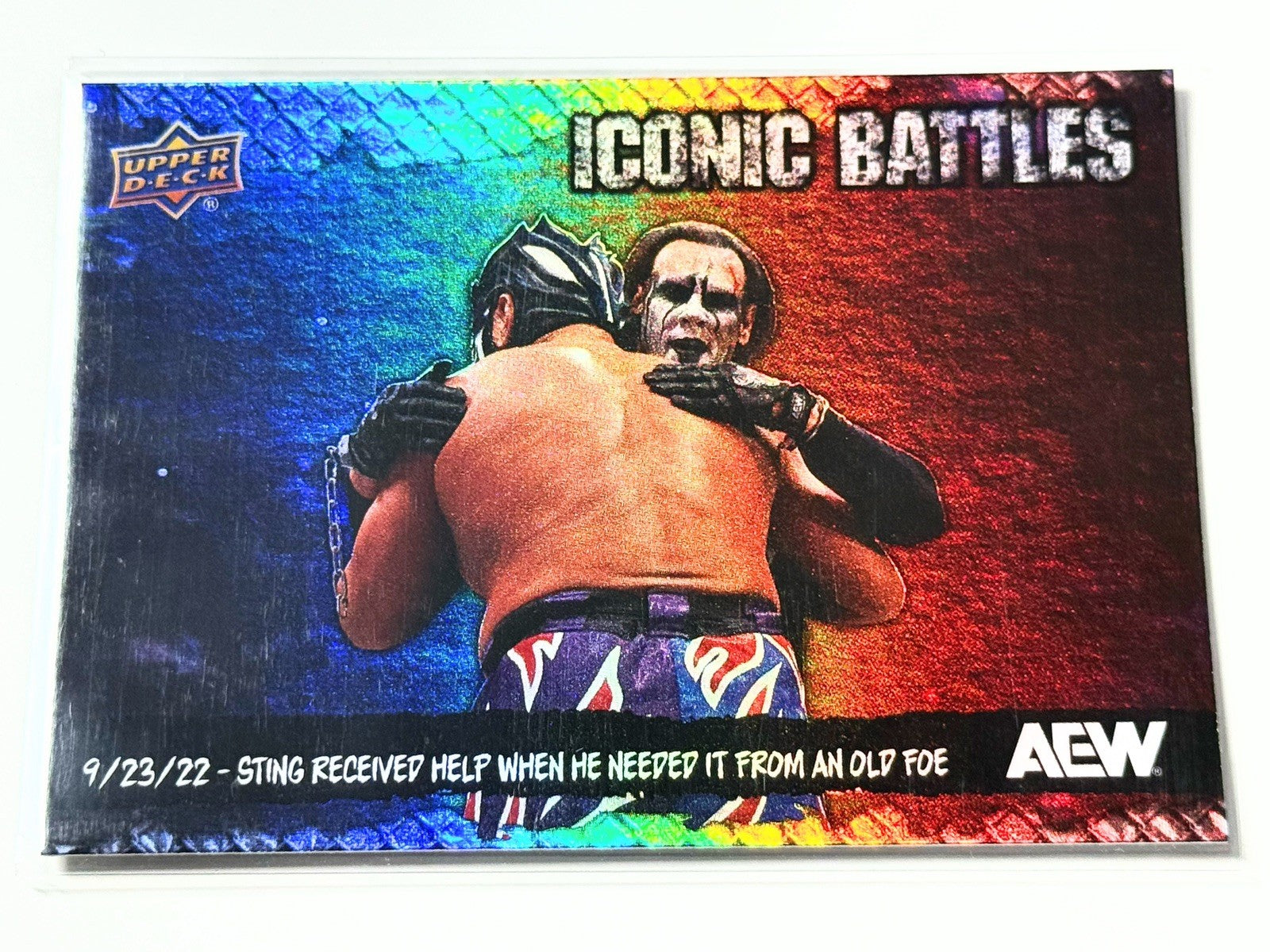 2024 Upper Deck AEW The Icon Sting Iconic Battles The Great Muta Card IB-6