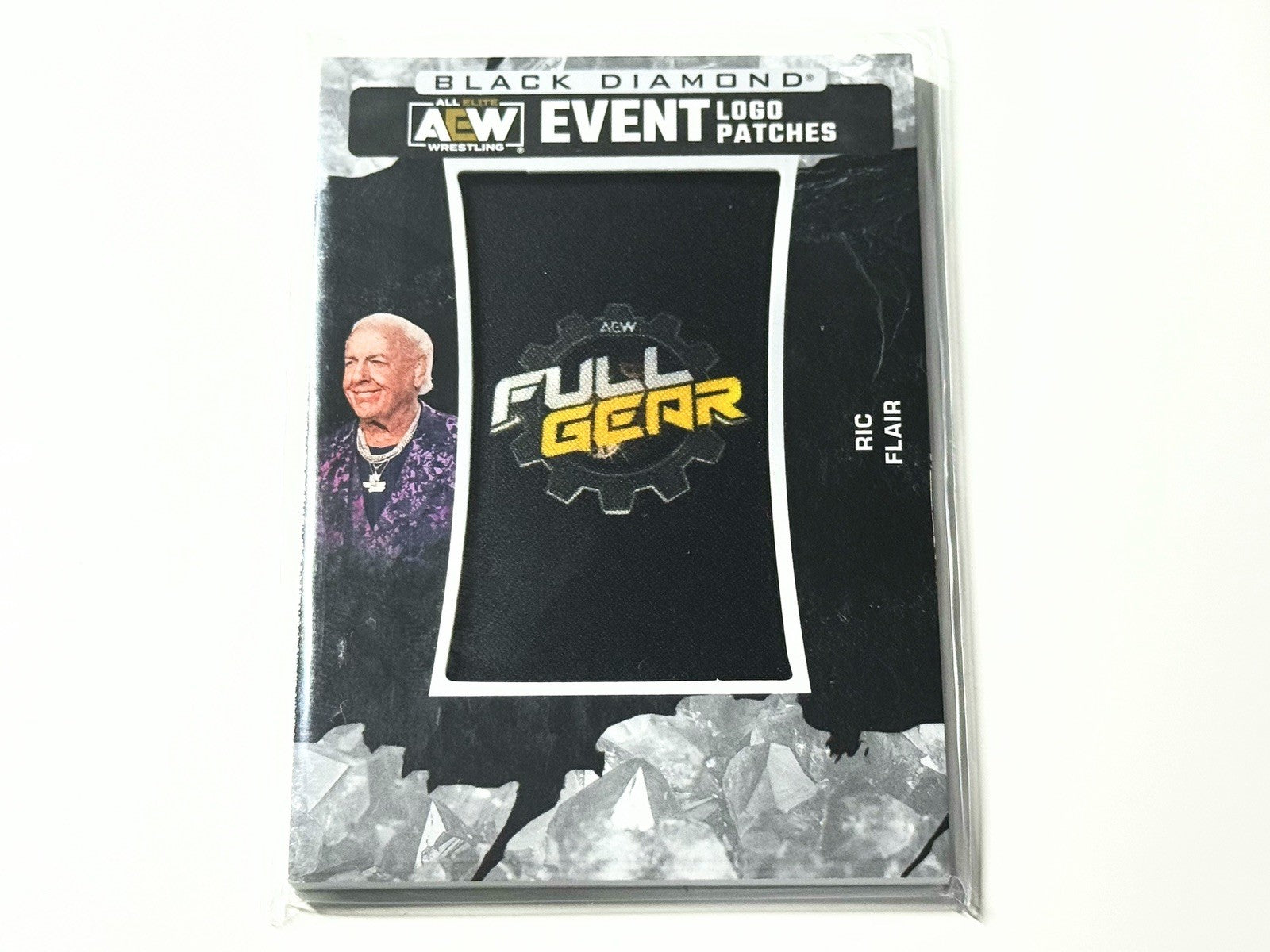 2024 Upper Deck AEW Black Diamond Ric Flair Full Gear Patch Card LPFG-7