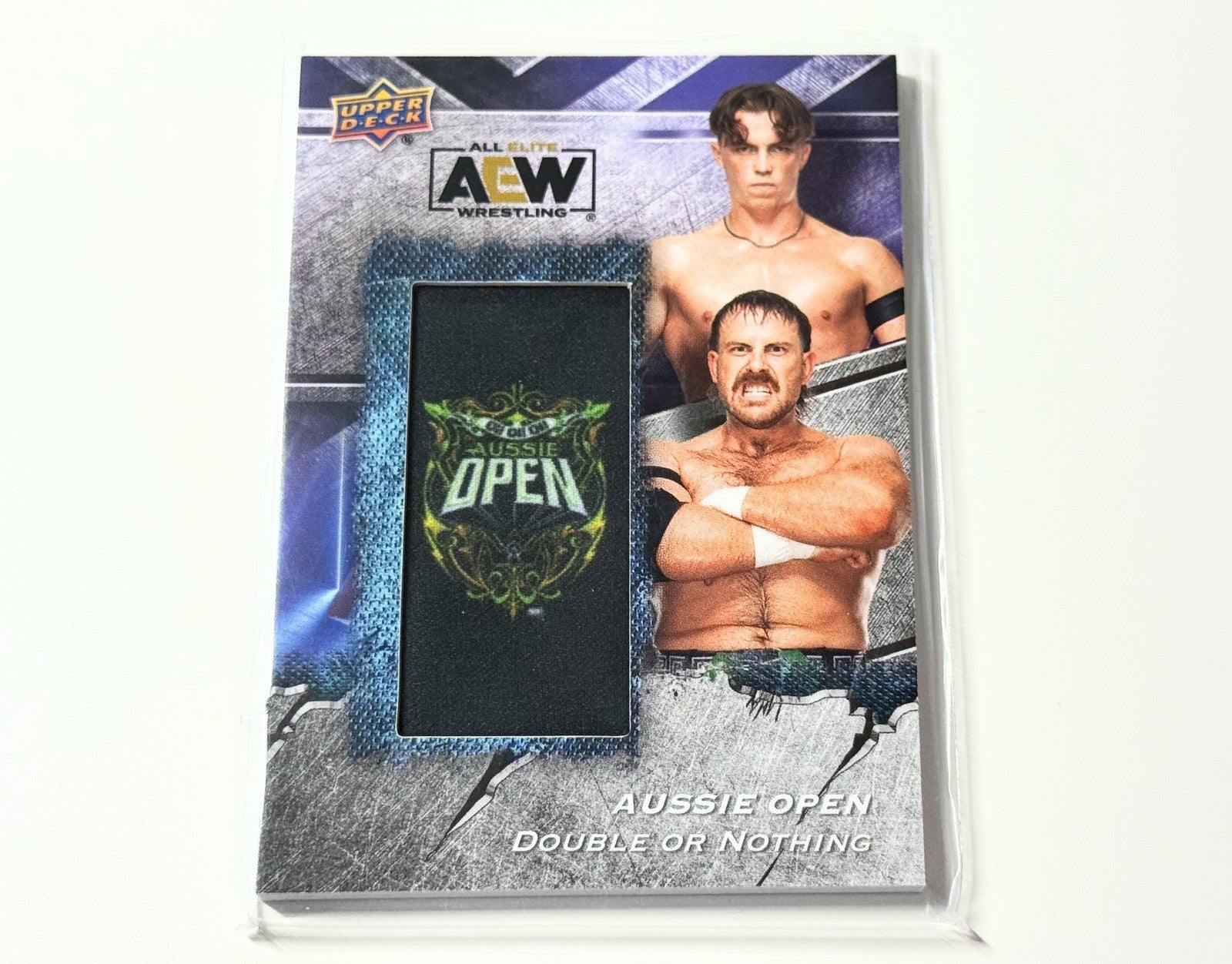2024 Upper Deck AEW Flagship Aussie Open Manufactured Patch Card AMP-AU