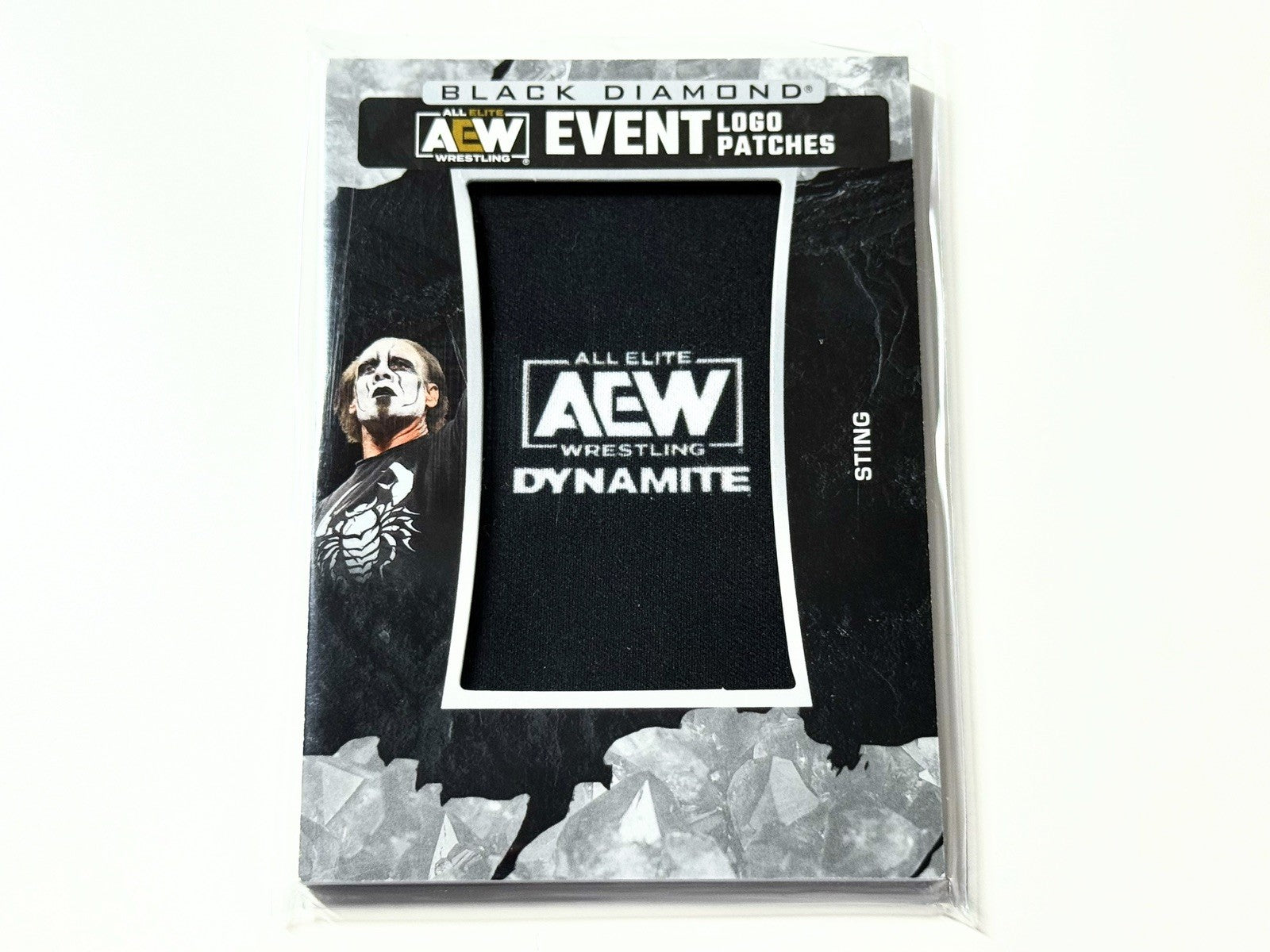 2024 Upper Deck AEW Black Diamond Sting Dynamite Patch Card LPD-4