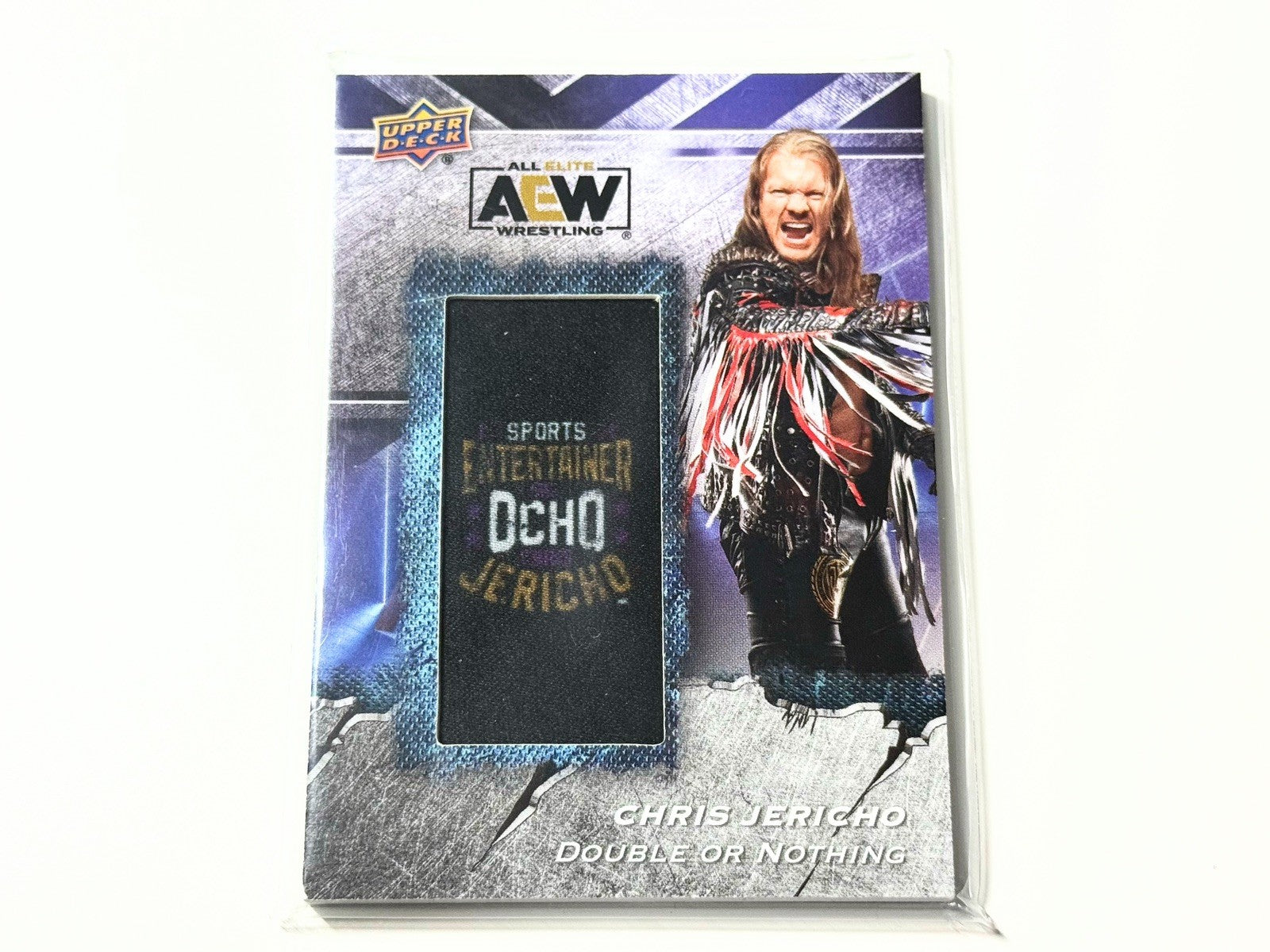 2024 Upper Deck AEW Flagship Chris Jericho Manufactured Patch Card AMP-CJ