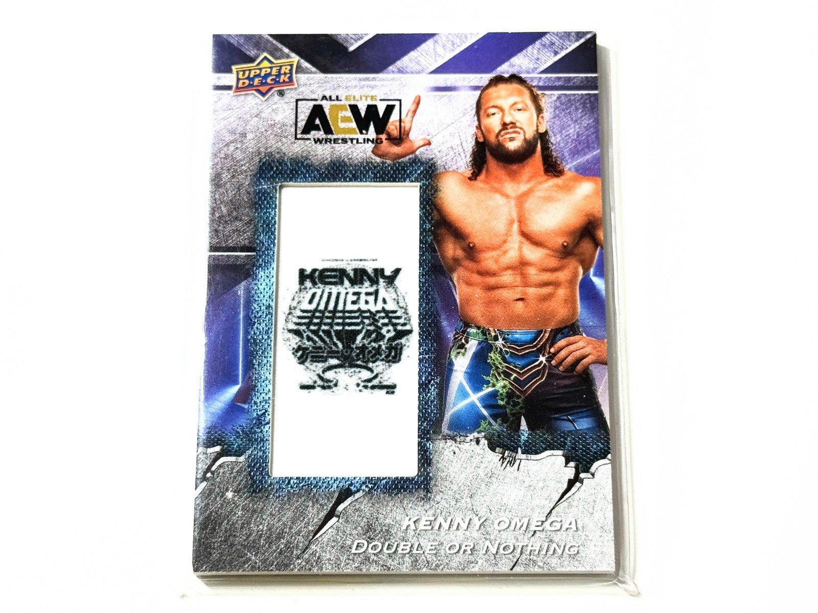 2024 Upper Deck AEW Flagship Kenny Omega Manufactured Patch Card AMP-KO