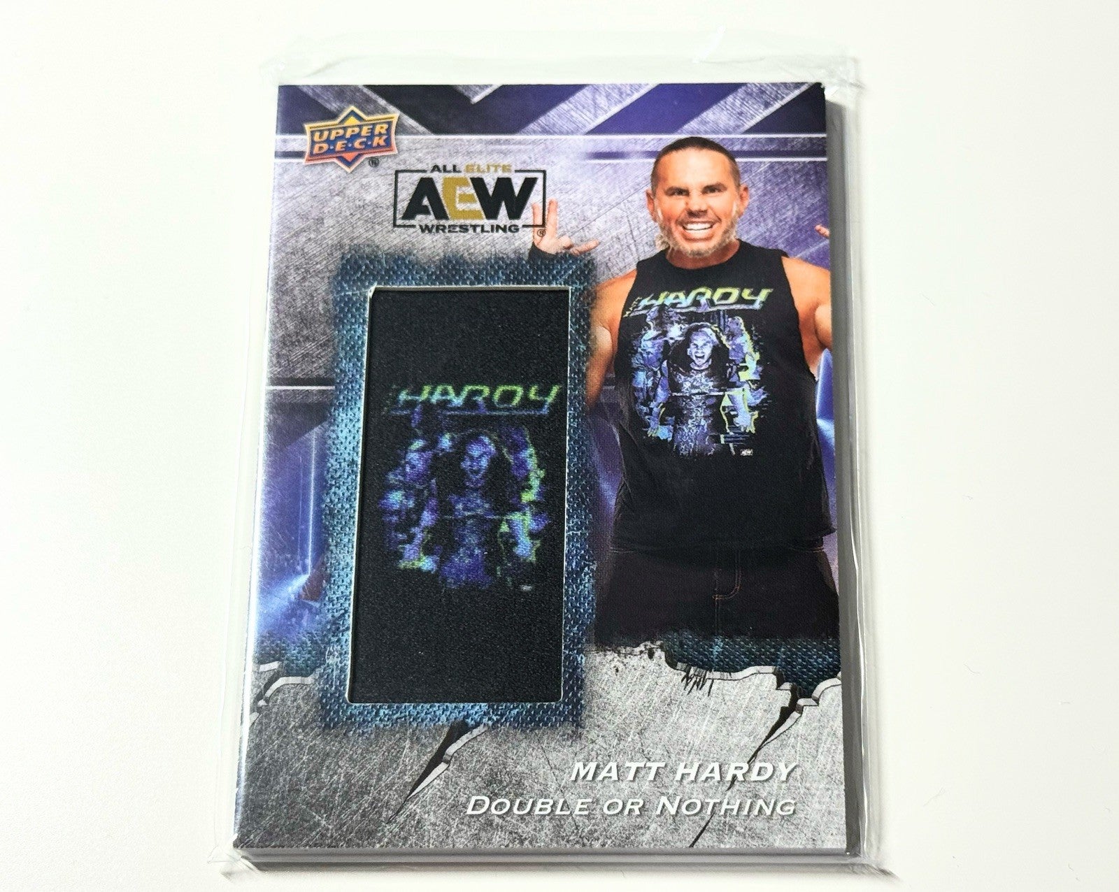 2024 Upper Deck AEW Flagship Matt Hardy Manufactured Patch Card AMP-MH