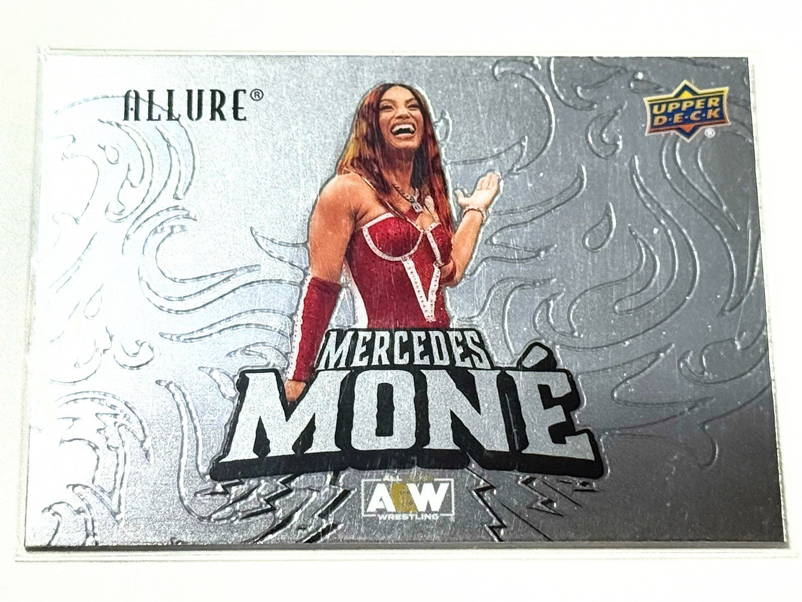 2024 Upper Deck AEW Allure Mercedes Mone Horizontal Base Card #131