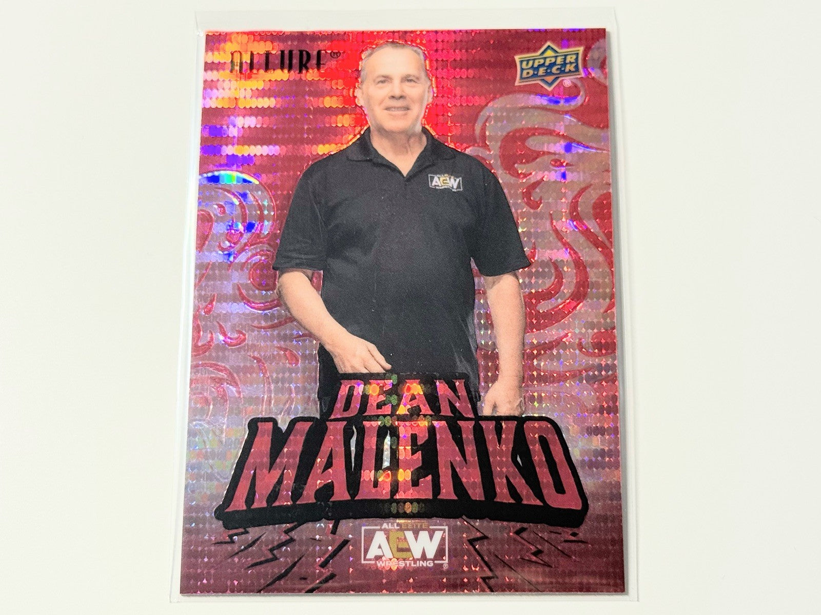 2024 Upper Deck AEW Allure Dean Malenko Red Pulsar Card #122