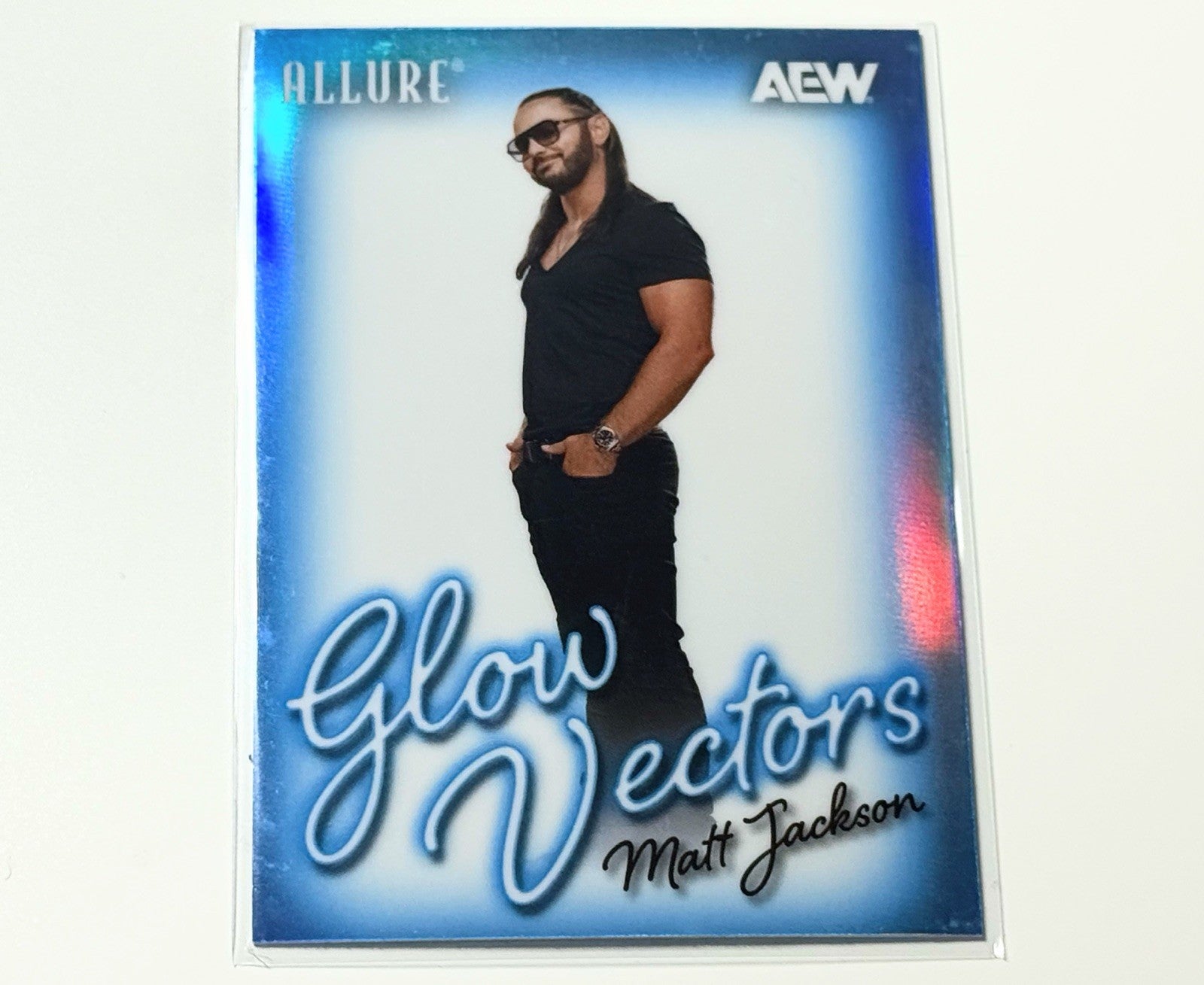 2026 Upper Deck AEW Allure Matt Jackson Glow Vectors Card GV-8