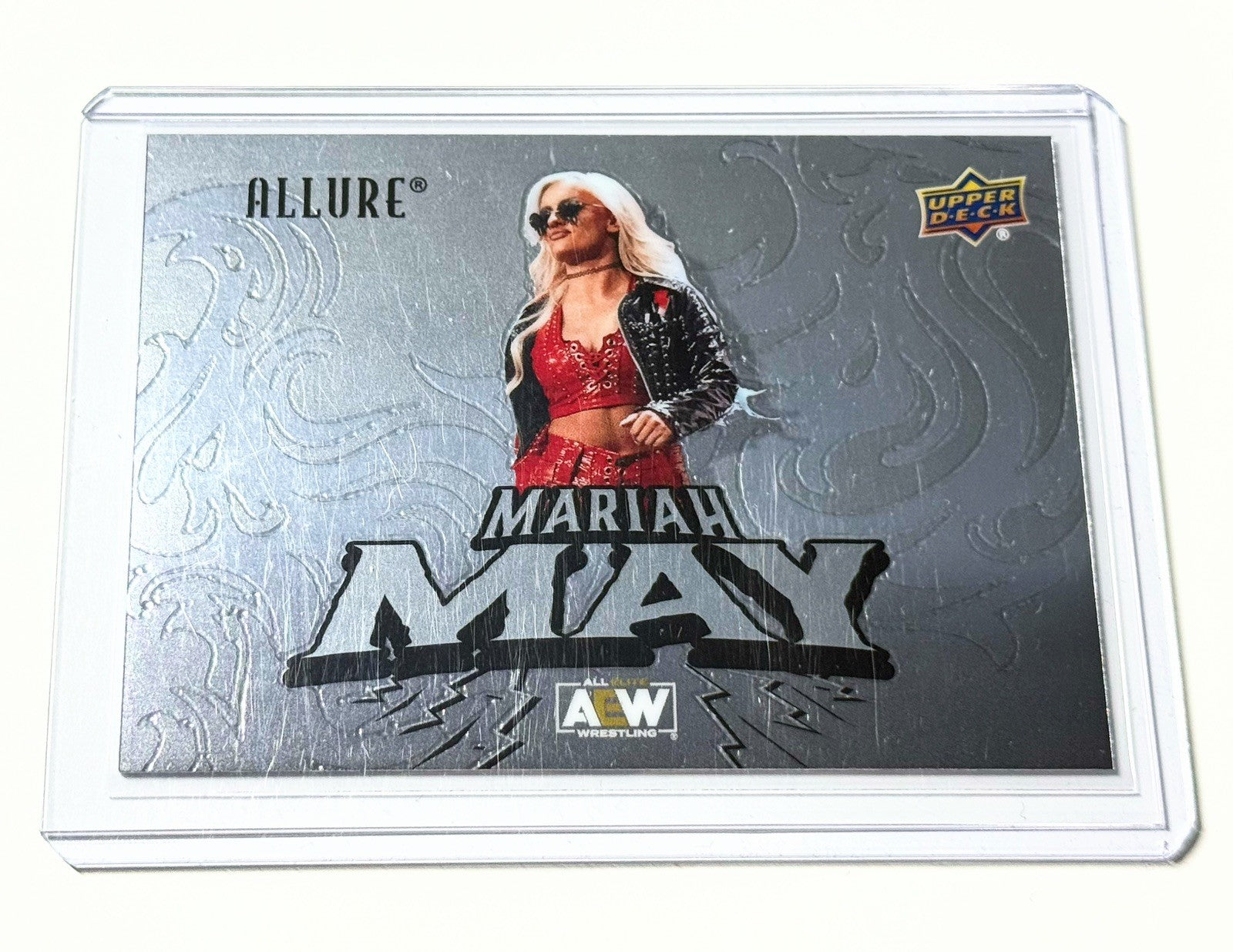 2024 Upper Deck AEW Allure Mariah May Horizontal Base Card #136