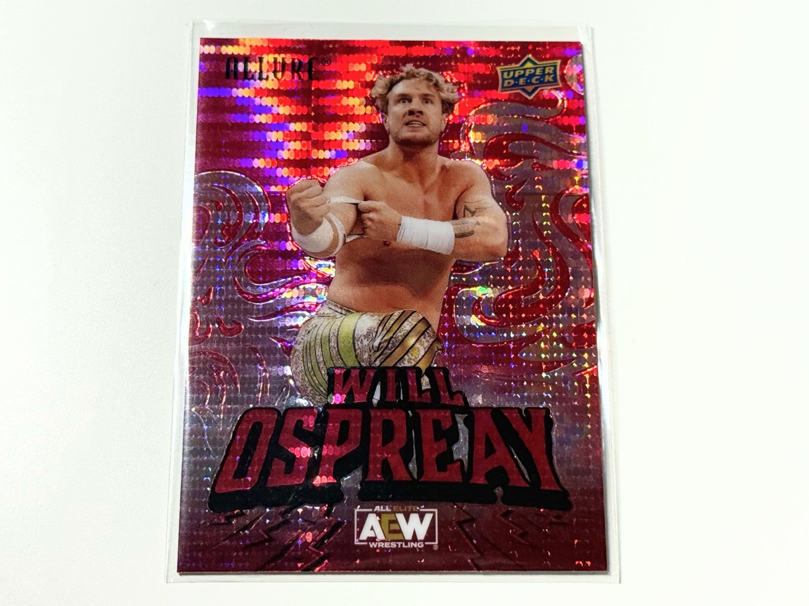 2024 Upper Deck AEW Allure Will Ospreay Red Pulsar Card #90