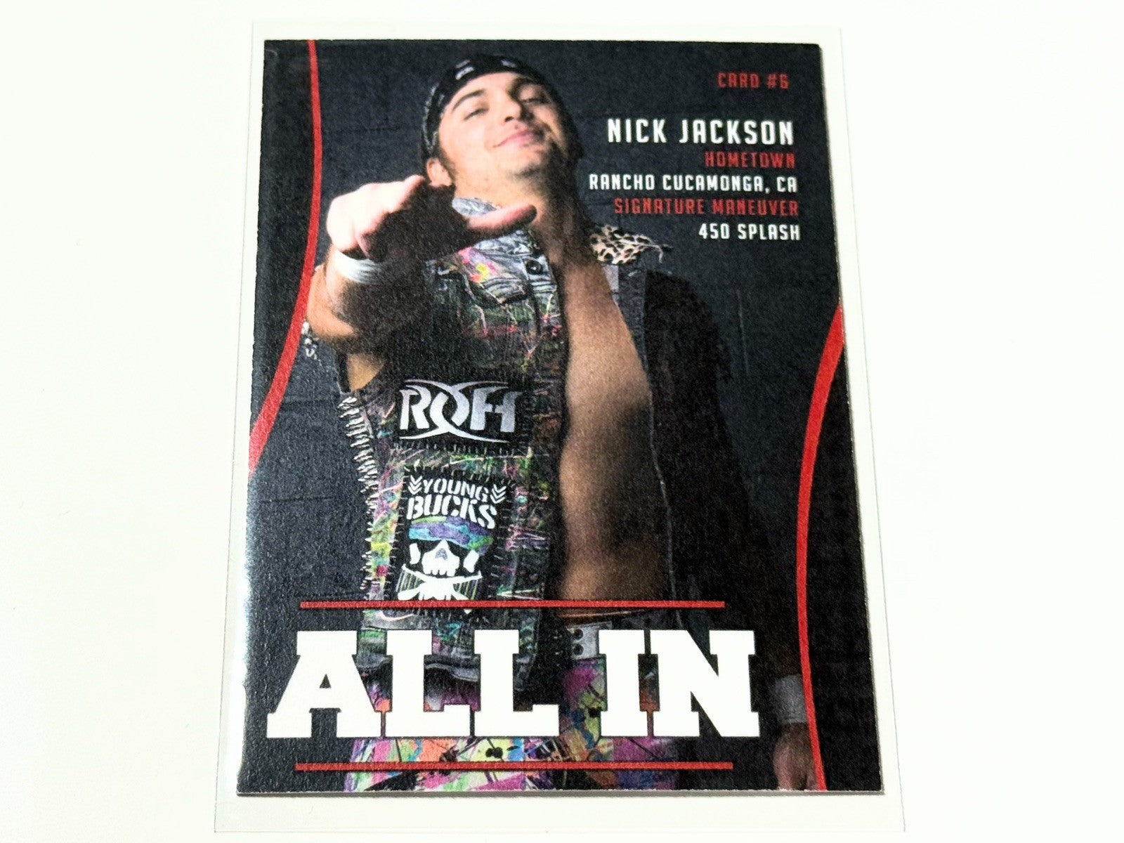 2018 AEW Highspots All In 2018 Nick Jackson Base Card #6