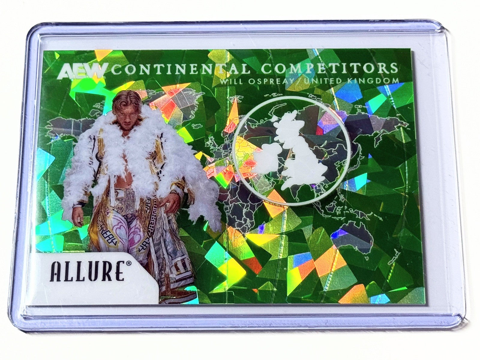 2026 Upper Deck AEW Allure Will Ospreay Continental Competitors Green /99 Card CC-3