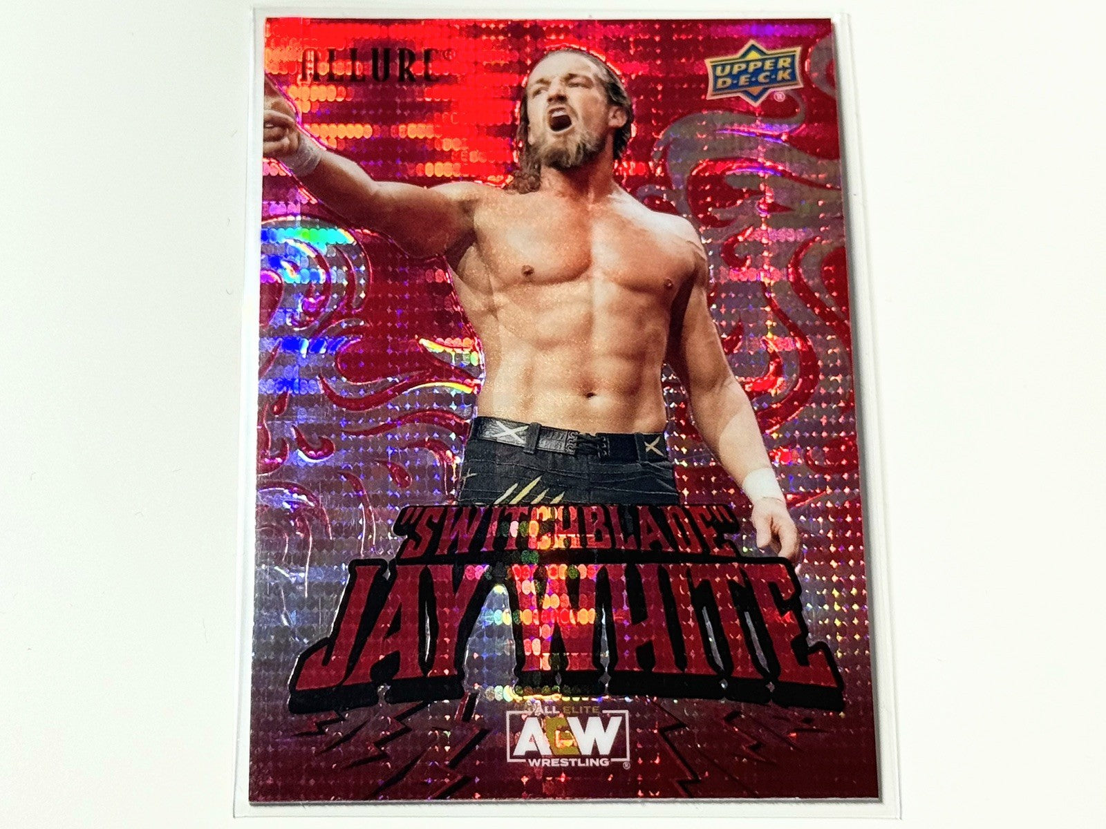 2024 Upper Deck AEW Allure Switchblade Jay White Red Pulsar Card #31