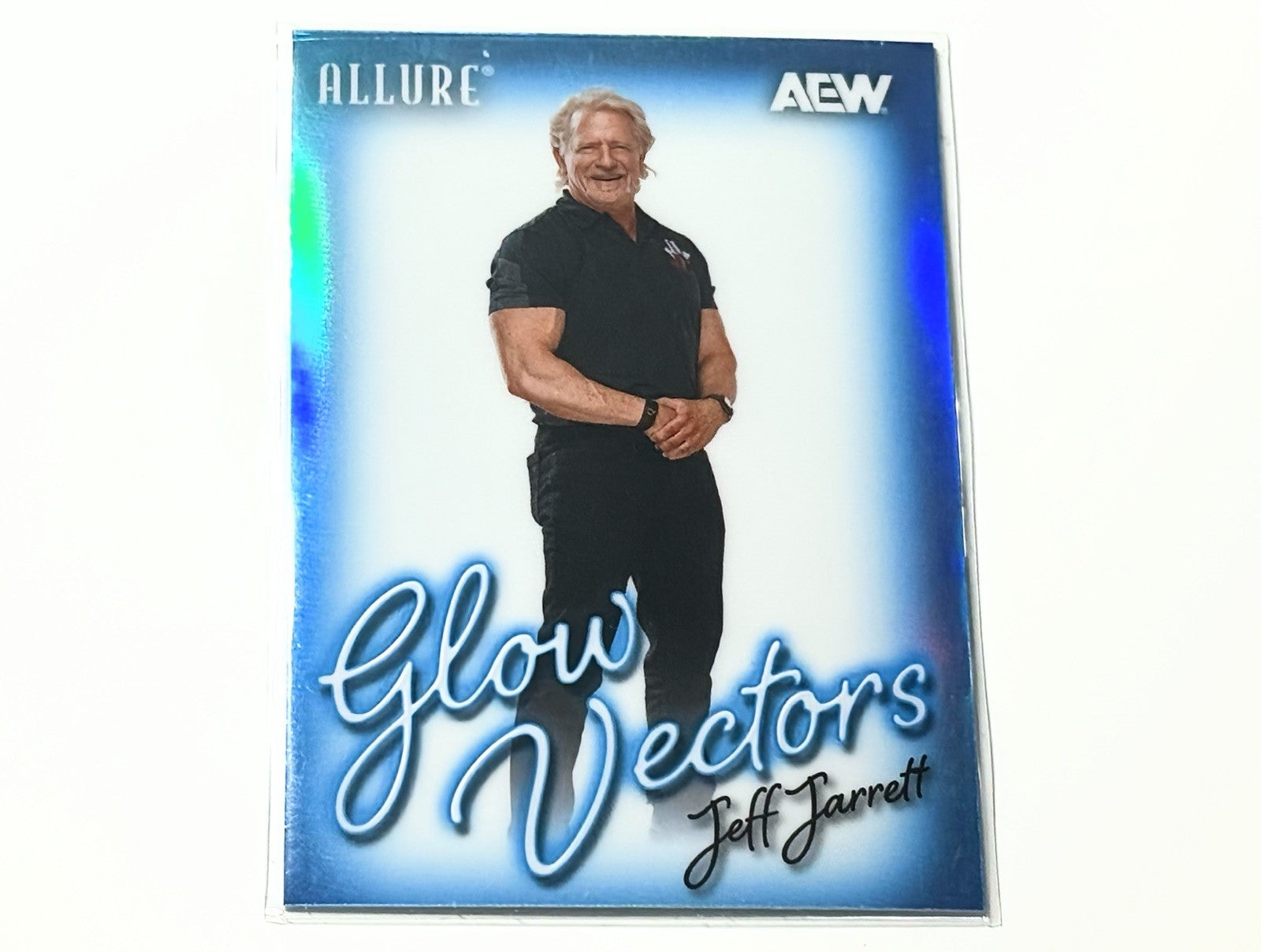 2026 Upper Deck AEW Allure Jeff Jarrett Glow Vectors Card GV-20