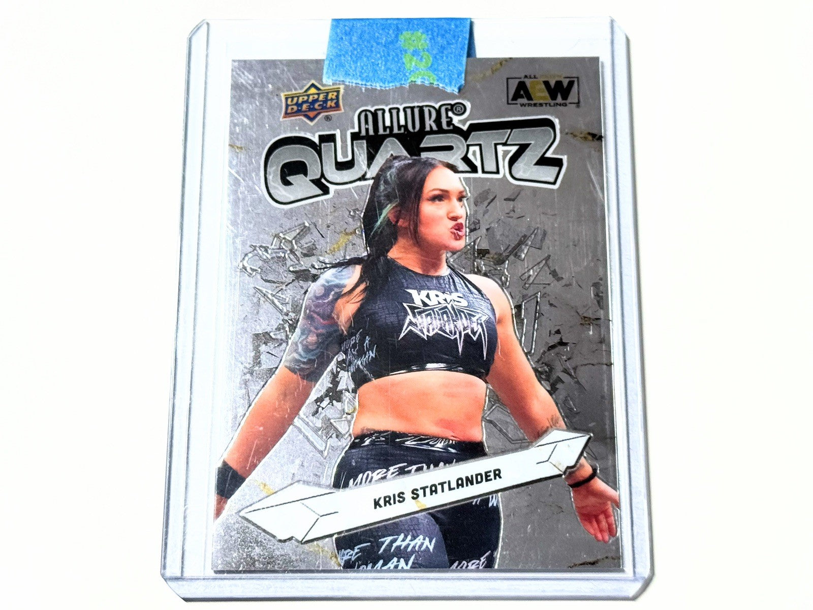2024 Upper Deck AEW Allure Kris Statlander Quartz Card AQ-4