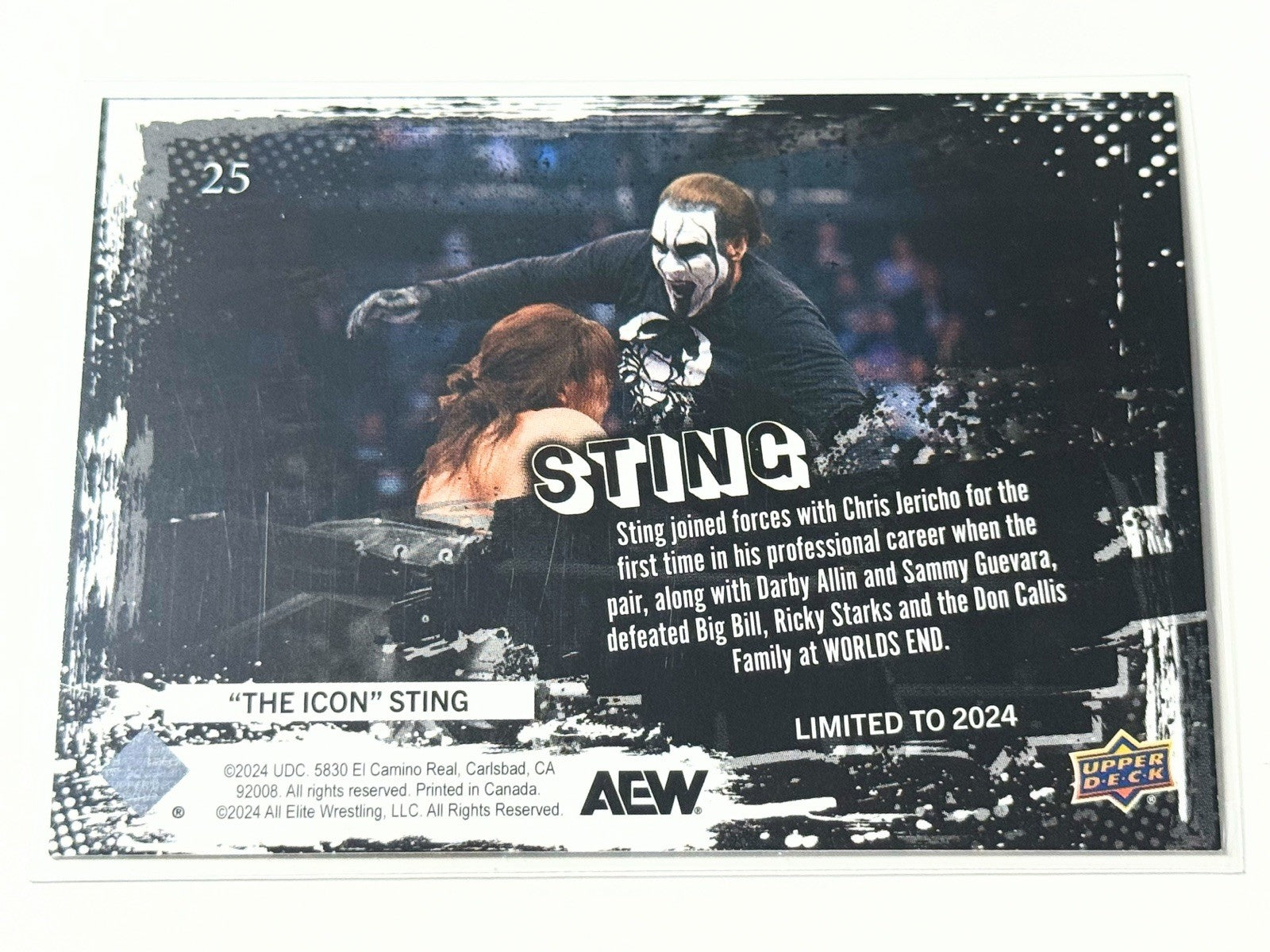 2024 Upper Deck AEW The Icon Sting Weekly e-Pack Card #25