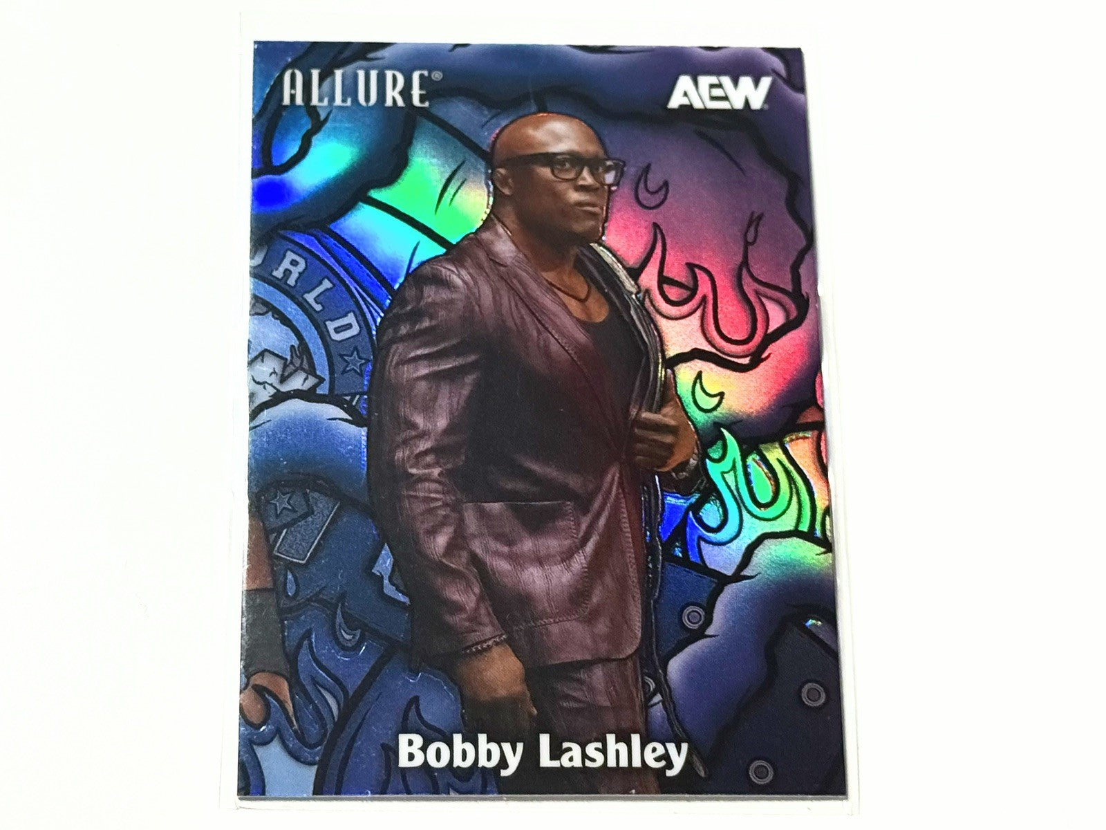 2026 Upper Deck AEW Allure Bobby Lashley Blue Purple Color Flow Card CF-12