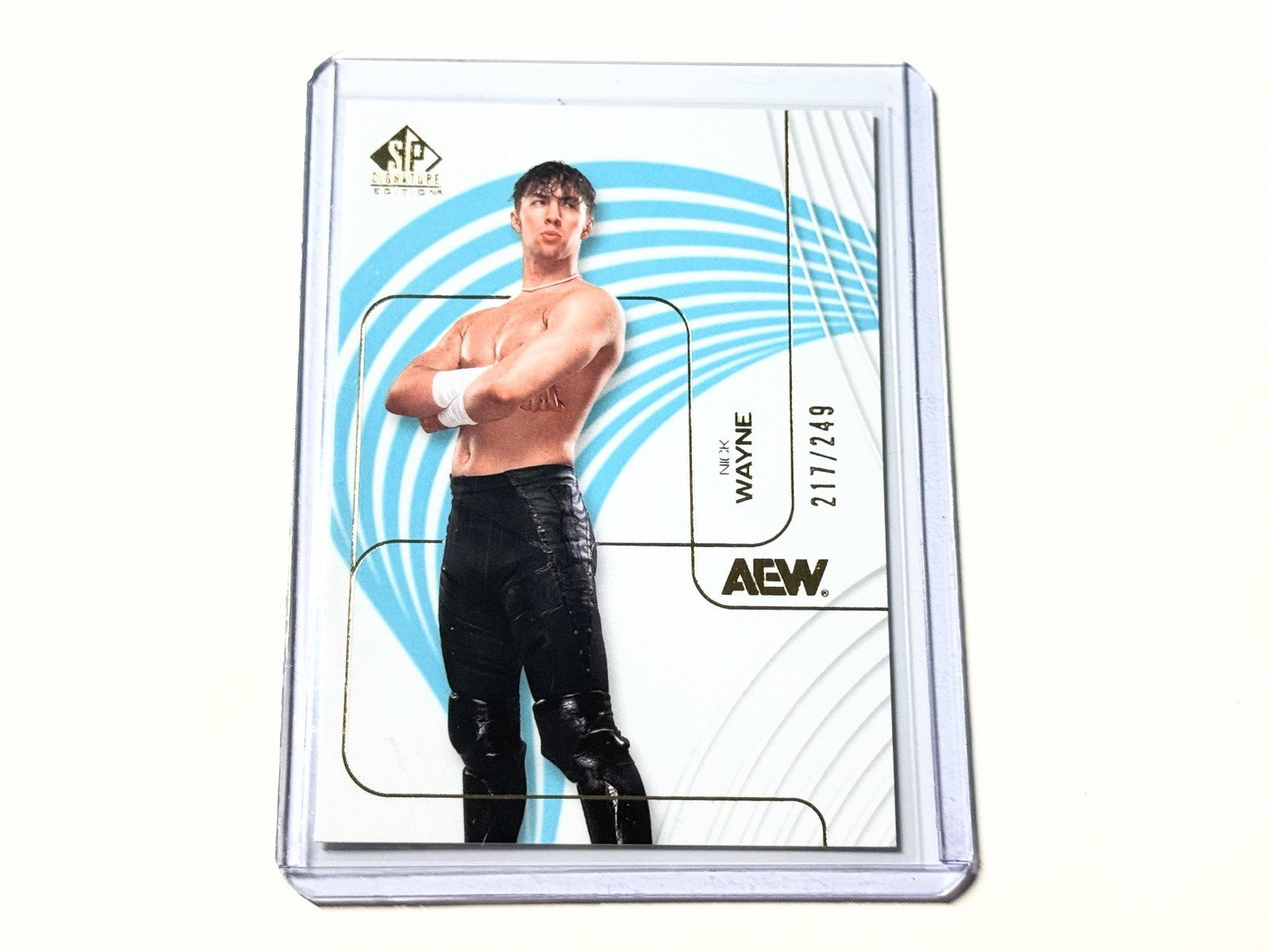 2026 Upper Deck AEW SP Signature Edition Nick Wayne /249 Card #73