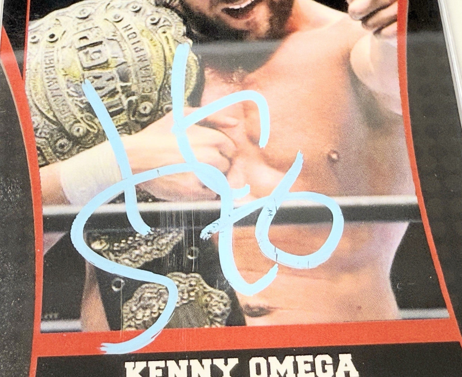 2018 AEW Highspots All In 2018 Kenny Omega Autographed Card #4