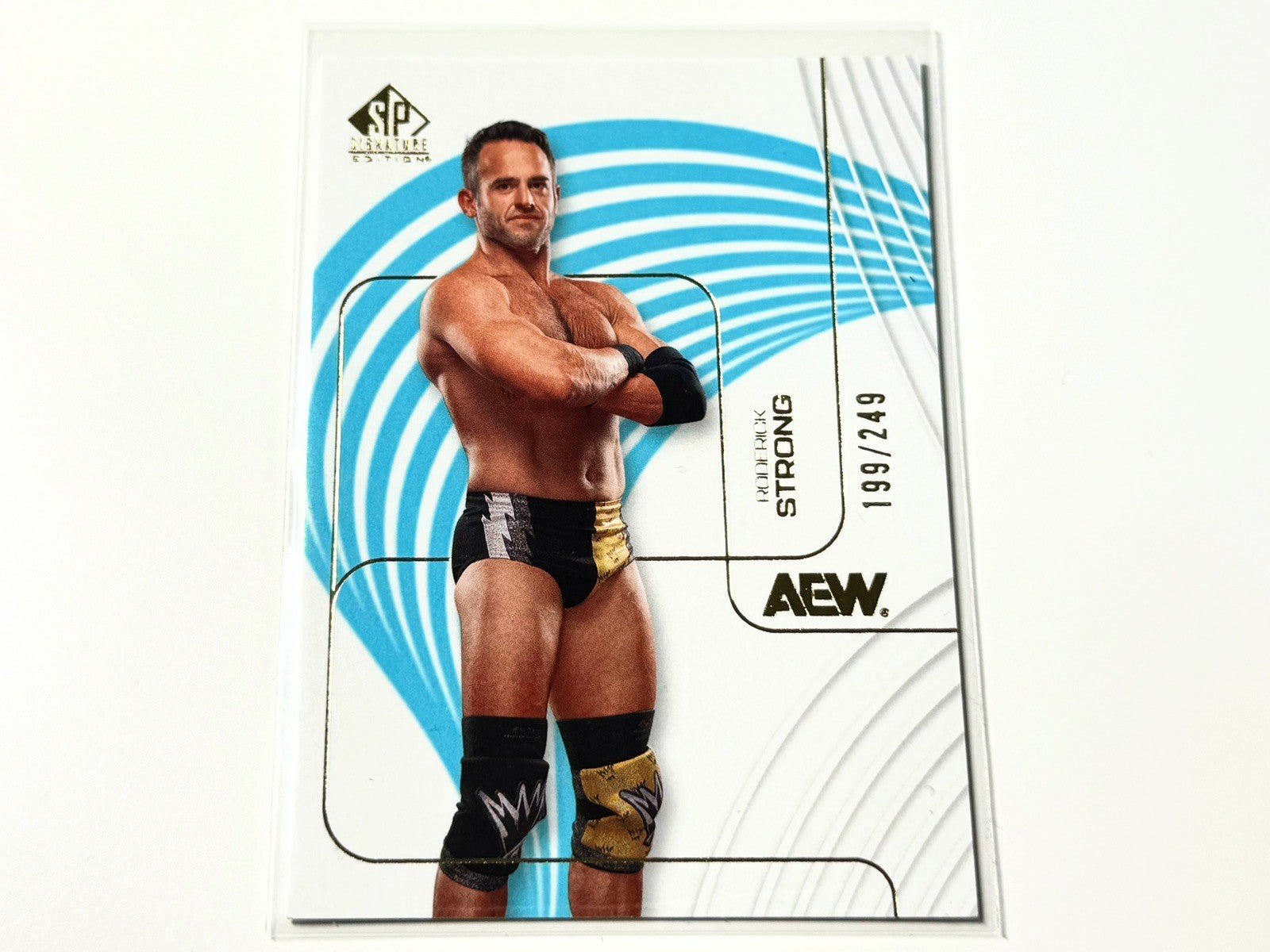 2026 Upper Deck AEW SP Signature Edition Roderick Strong /249 Card #83