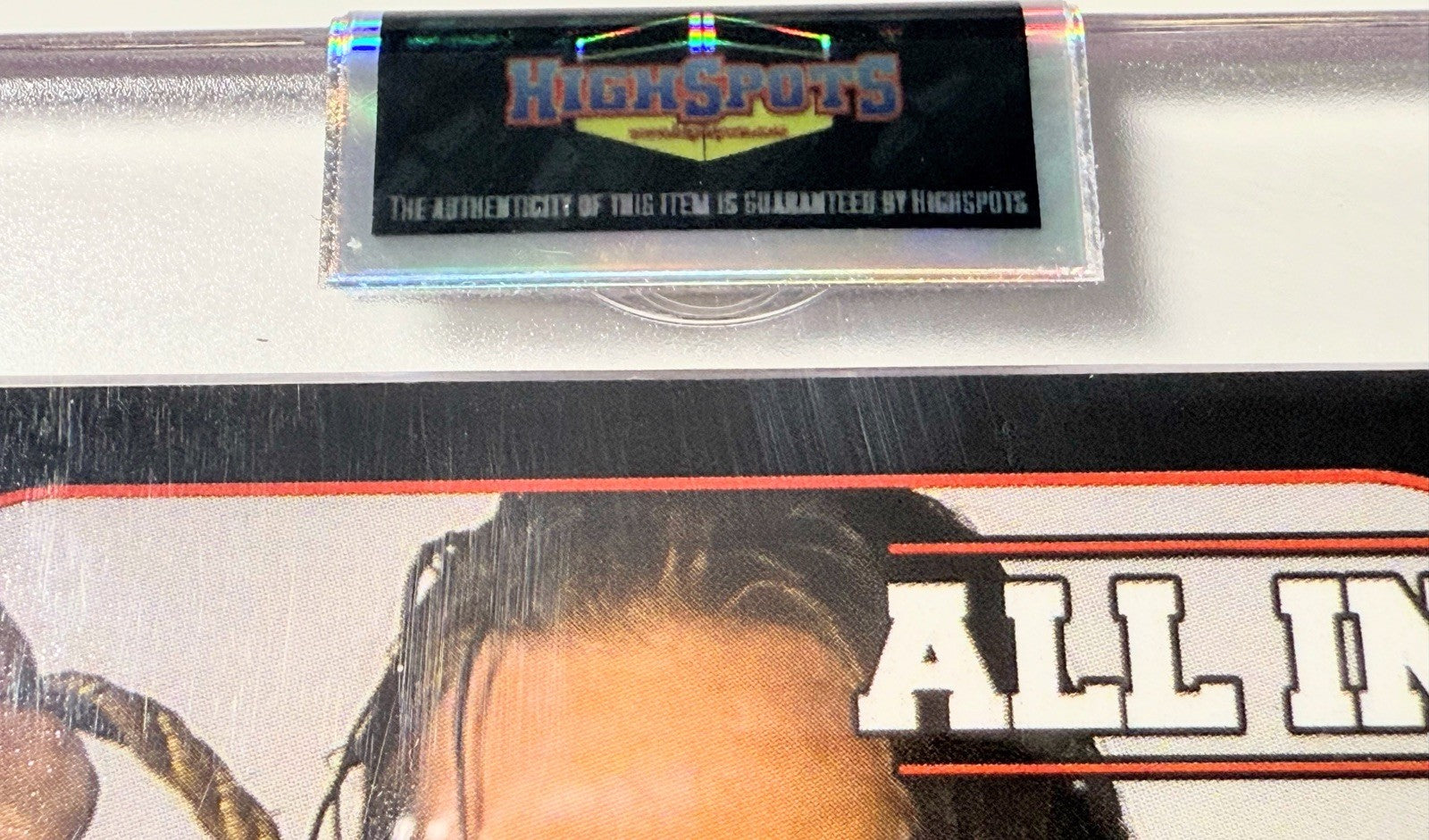 2018 AEW Highspots All In 2018 Hangman Adam Page Autographed Card #19