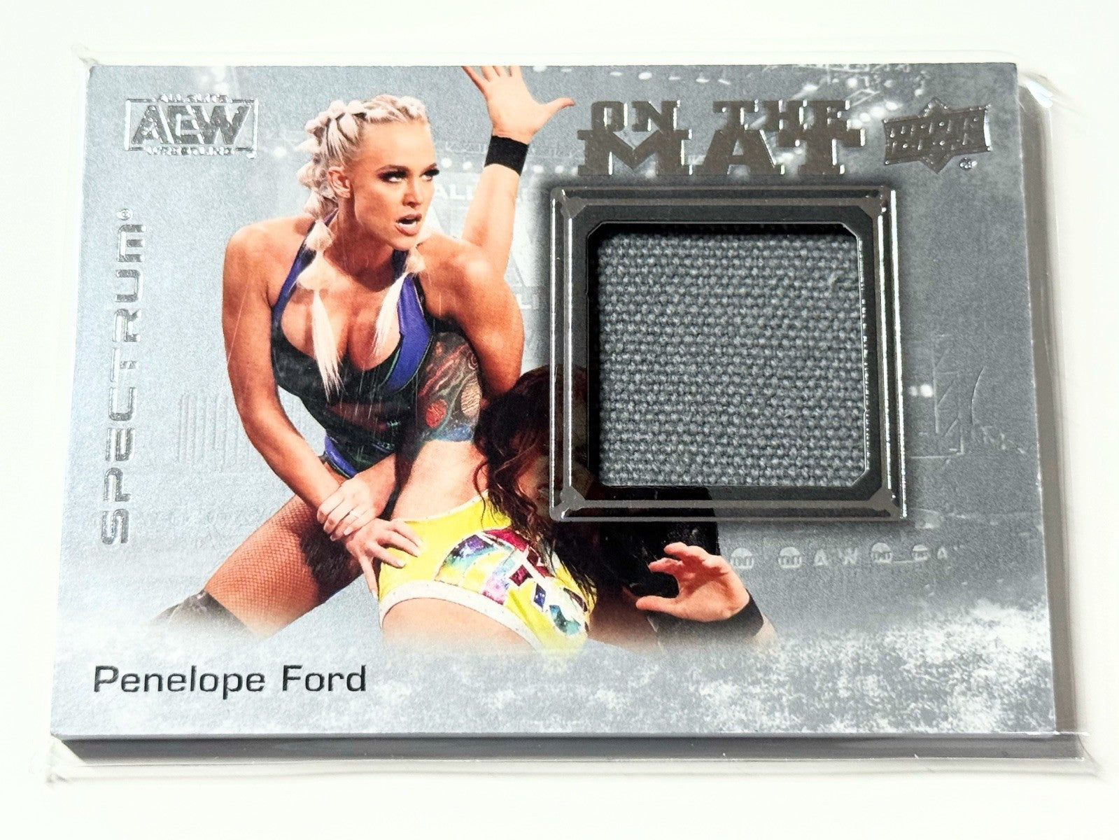 2021 Upper Deck AEW Spectrum Penelope Ford On The Mat Relic Card OTM-3