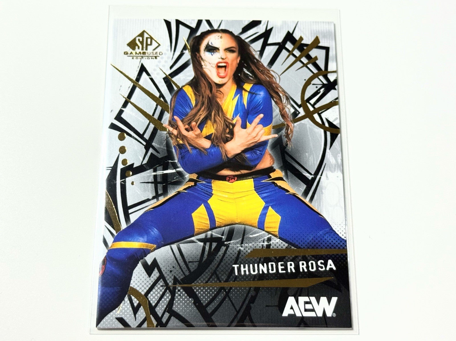 2025 Upper Deck AEW SP Game Used Thunder Rosa Base Card #48