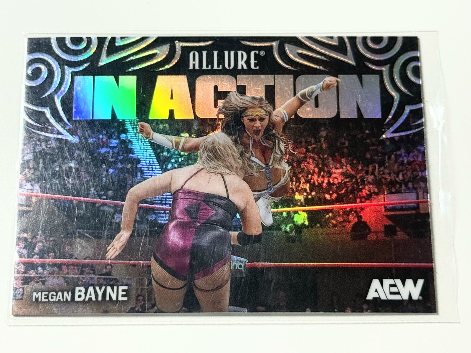 2026 Upper Deck AEW Allure Megan Bayne In Action Card #95