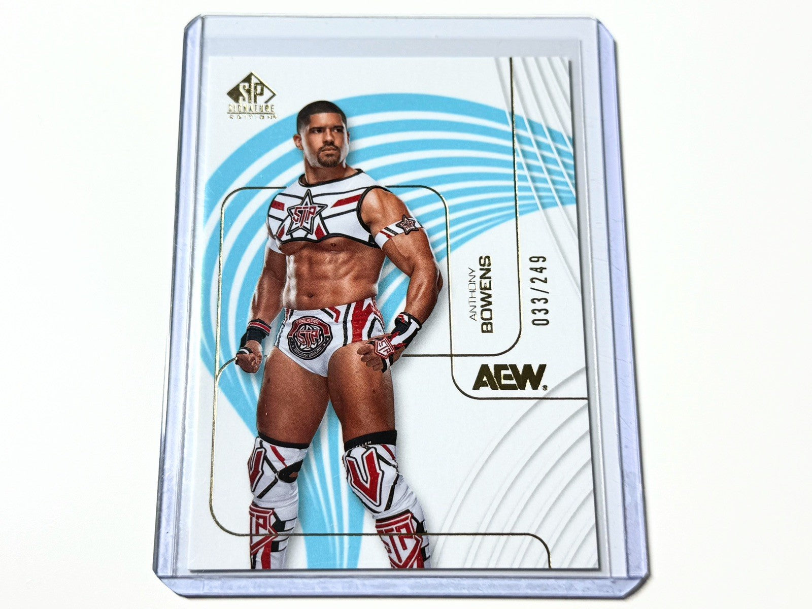 2026 Upper Deck AEW SP Signature Edition Anthony Bowens /249 Card #7