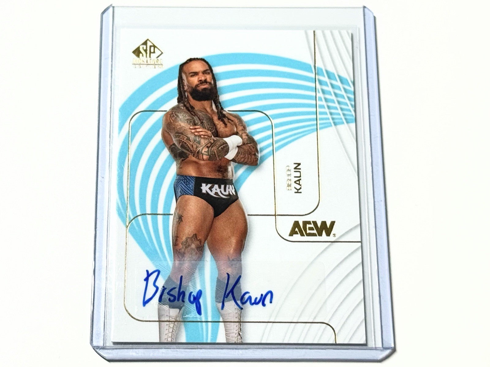 2026 Upper Deck AEW SP Signature Edition Bishop Kaun Autographed Card #10