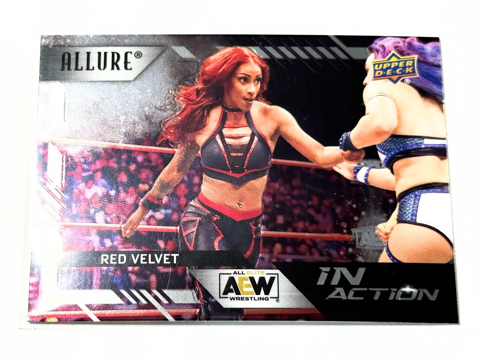 2024 Upper Deck AEW Allure Red Velvet In Action Card IA-21