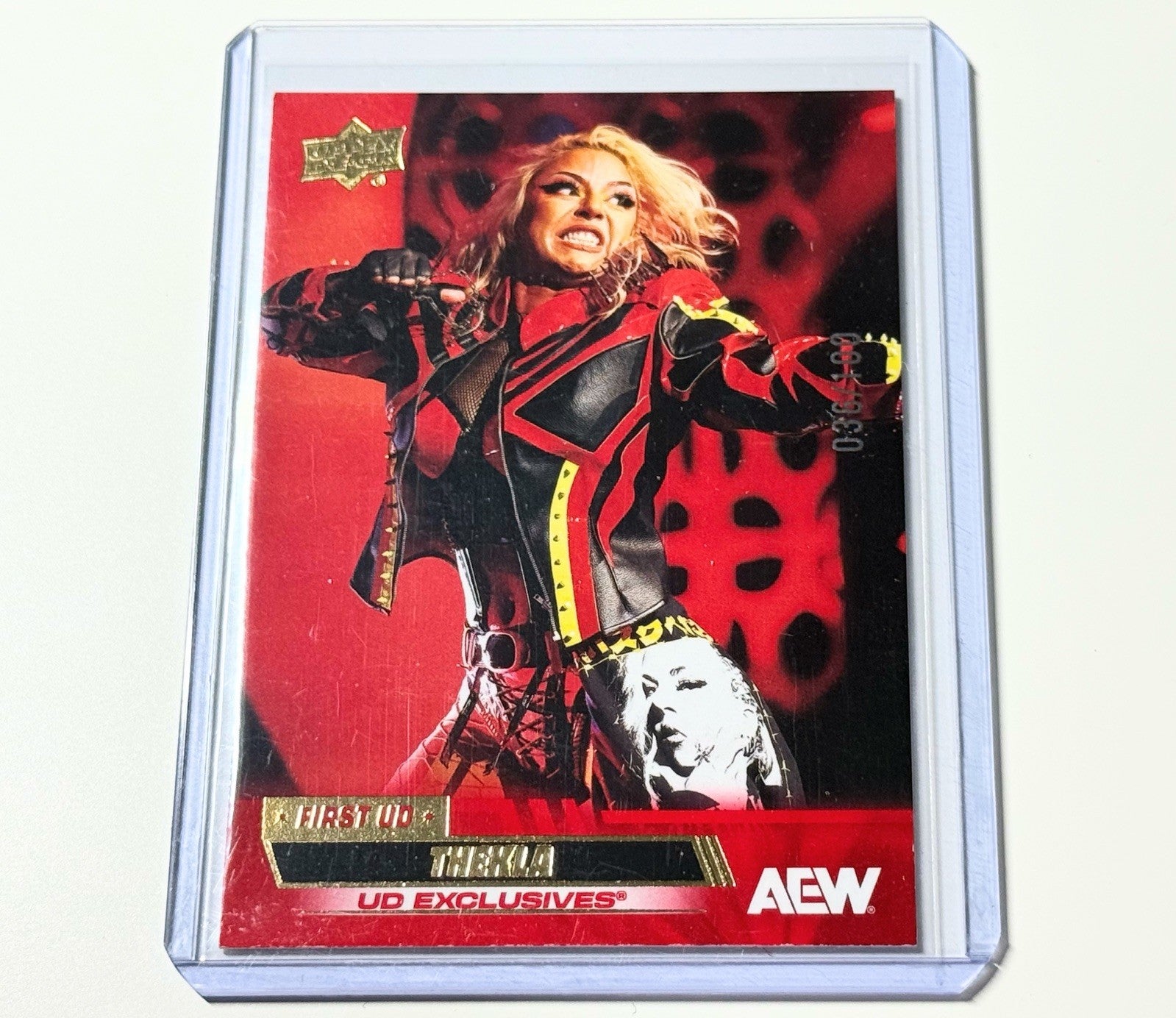 2026 Upper Deck AEW Flagship Thekla UD Exclusives /100 Card #63