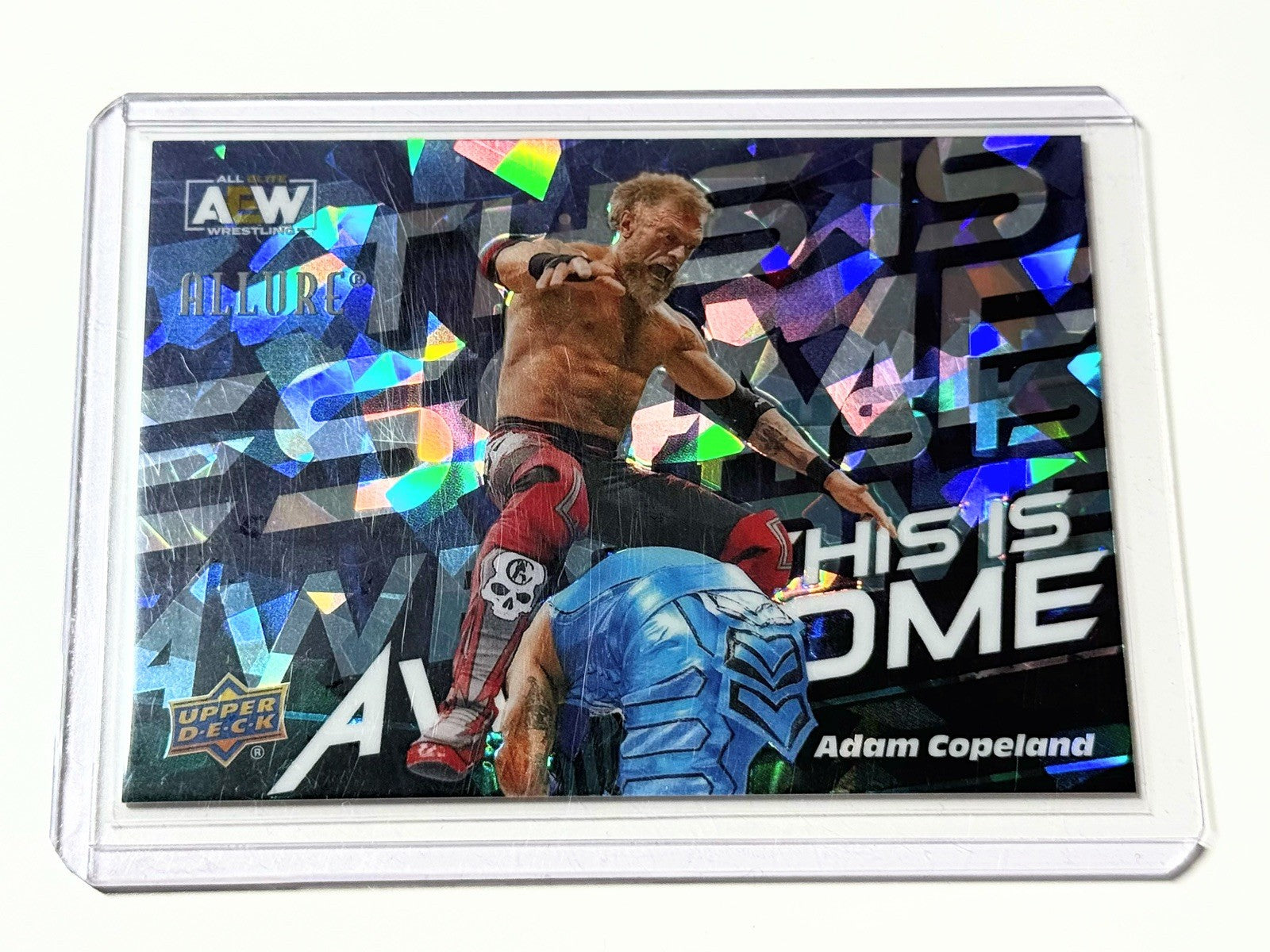 2024 Upper Deck AEW Allure Adam Copeland This Is Awesome Green Quartz /99 Card TIA-10