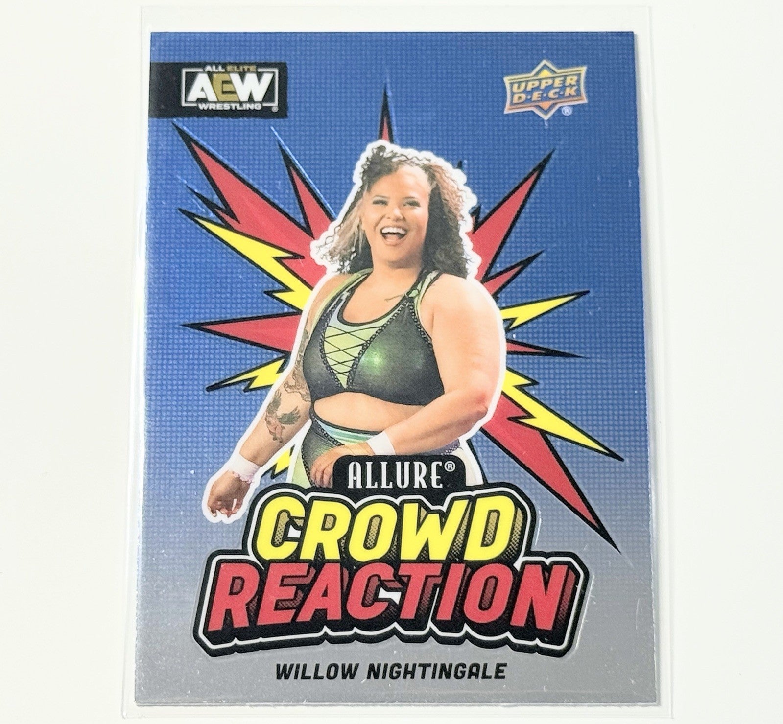 2024 Upper Deck AEW Allure Willow Nightingale Crowd Reaction Card CR-12