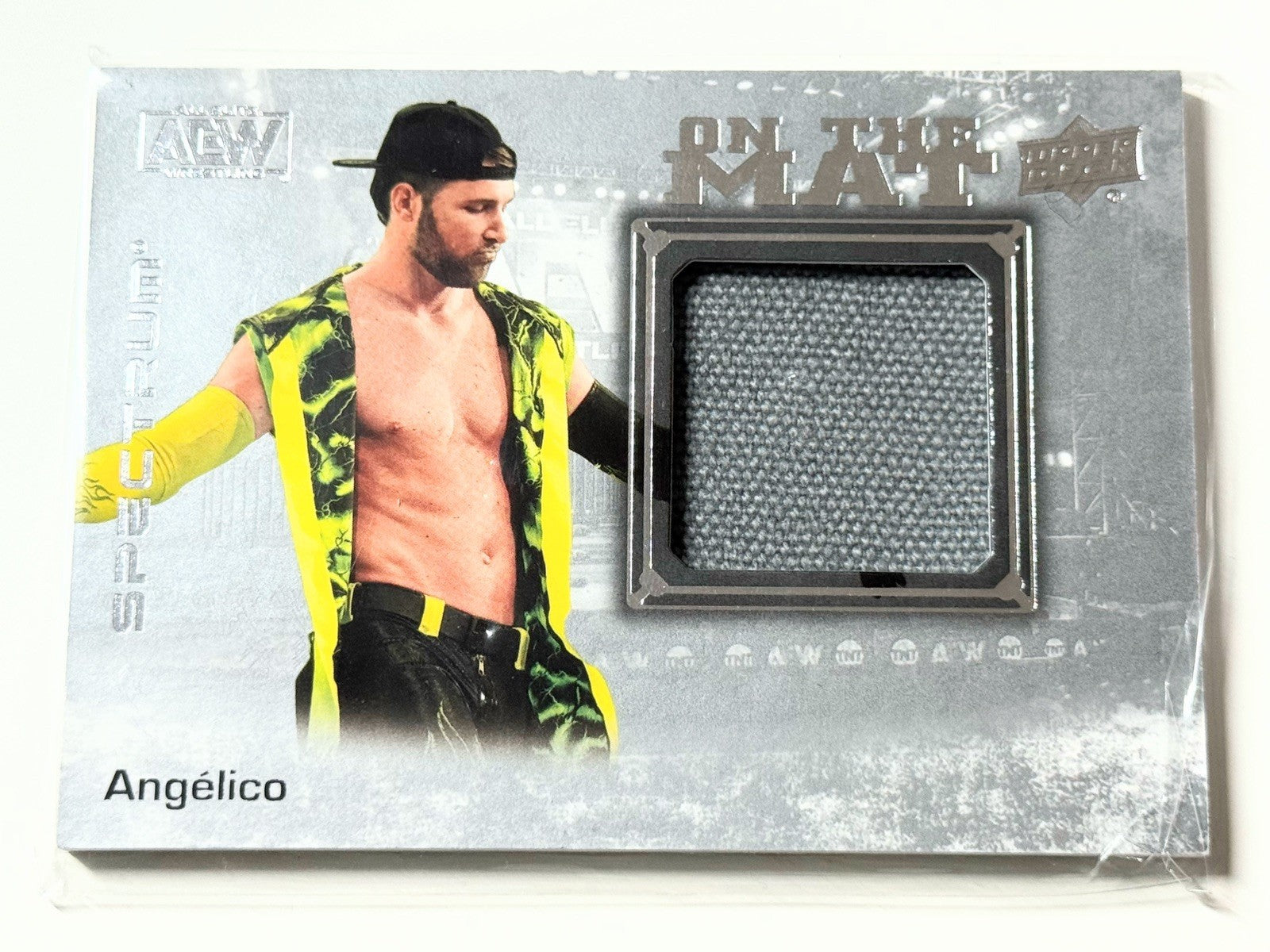 2021 Upper Deck AEW Spectrum Angelico On The Mat Relic Card OTM-19