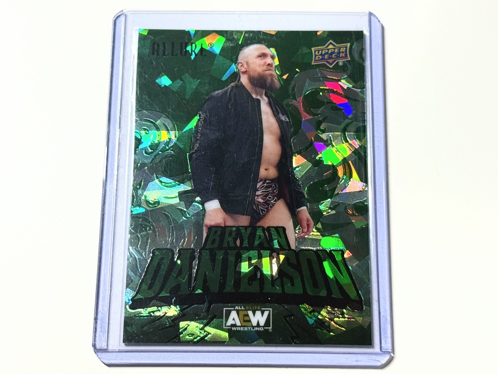2024 Upper Deck AEW Allure Bryan Danielson Green Quartz /99 Card #11