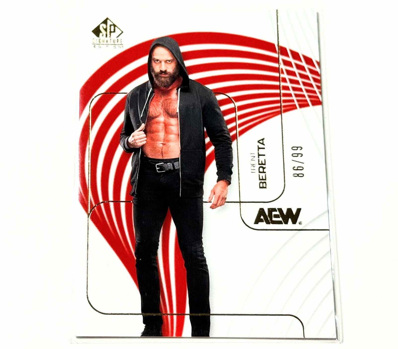 2026 Upper Deck AEW SP Signature Edition Trent Beretta /99 Red Card #93