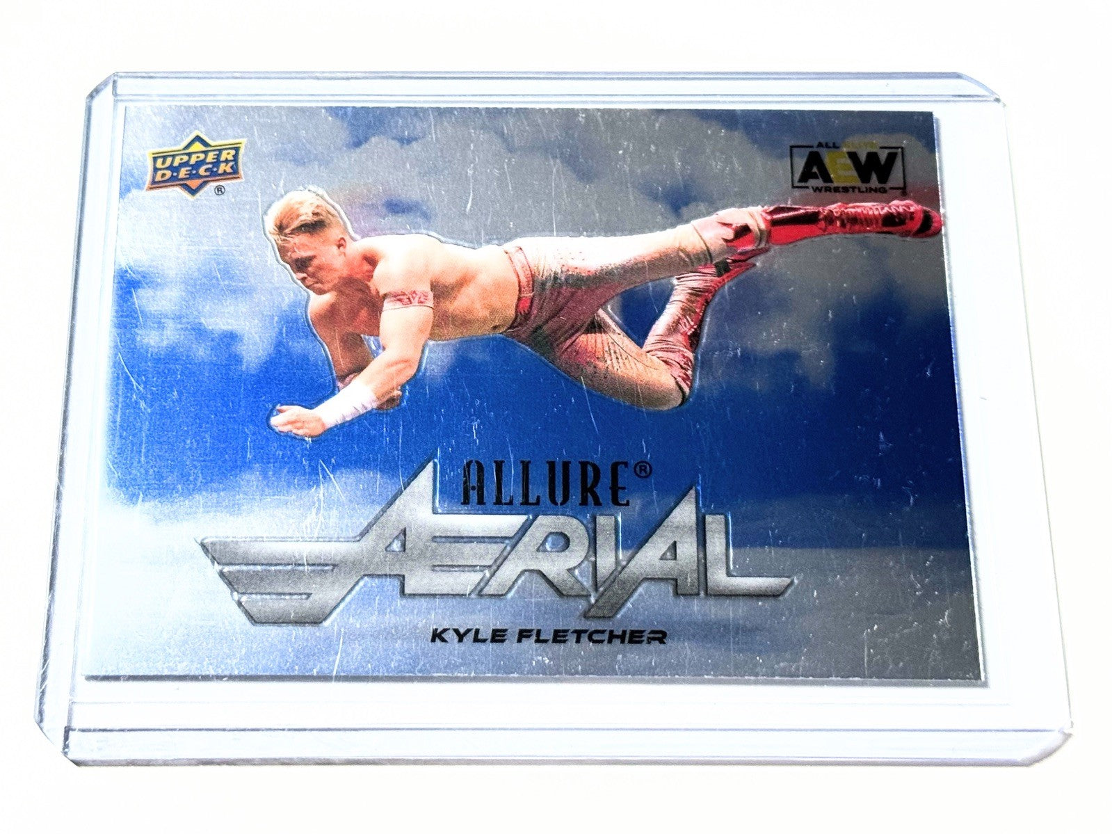 2024 Upper Deck AEW Allure Kyle Fletcher Aerial Card AR-15