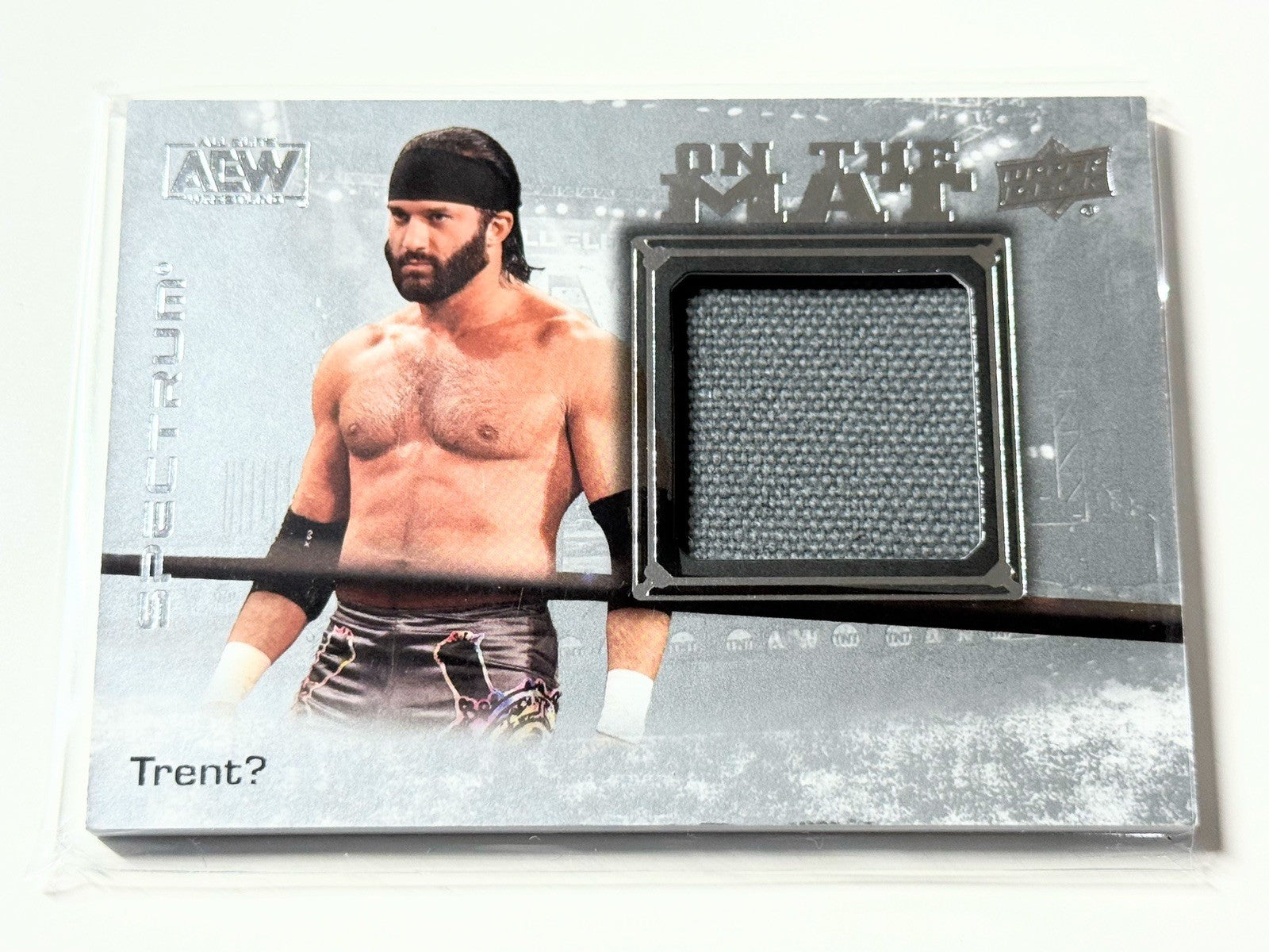 2021 Upper Deck AEW Spectrum Trent Beretta On The Mat Relic Card OTM-16