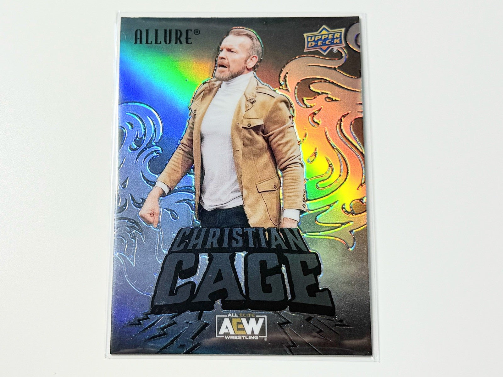 2024 Upper Deck AEW Allure Christian Cage Black Rainbow Card #25
