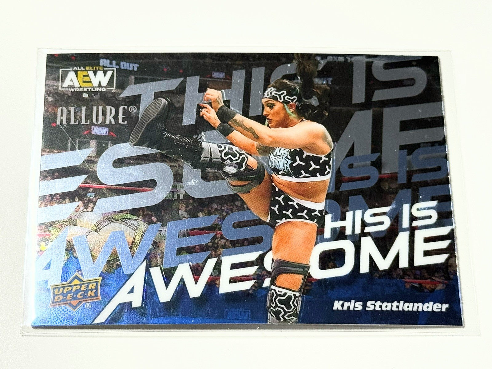 2024 Upper Deck AEW Allure Kris Statlander This Is Awesome Card TIA-12