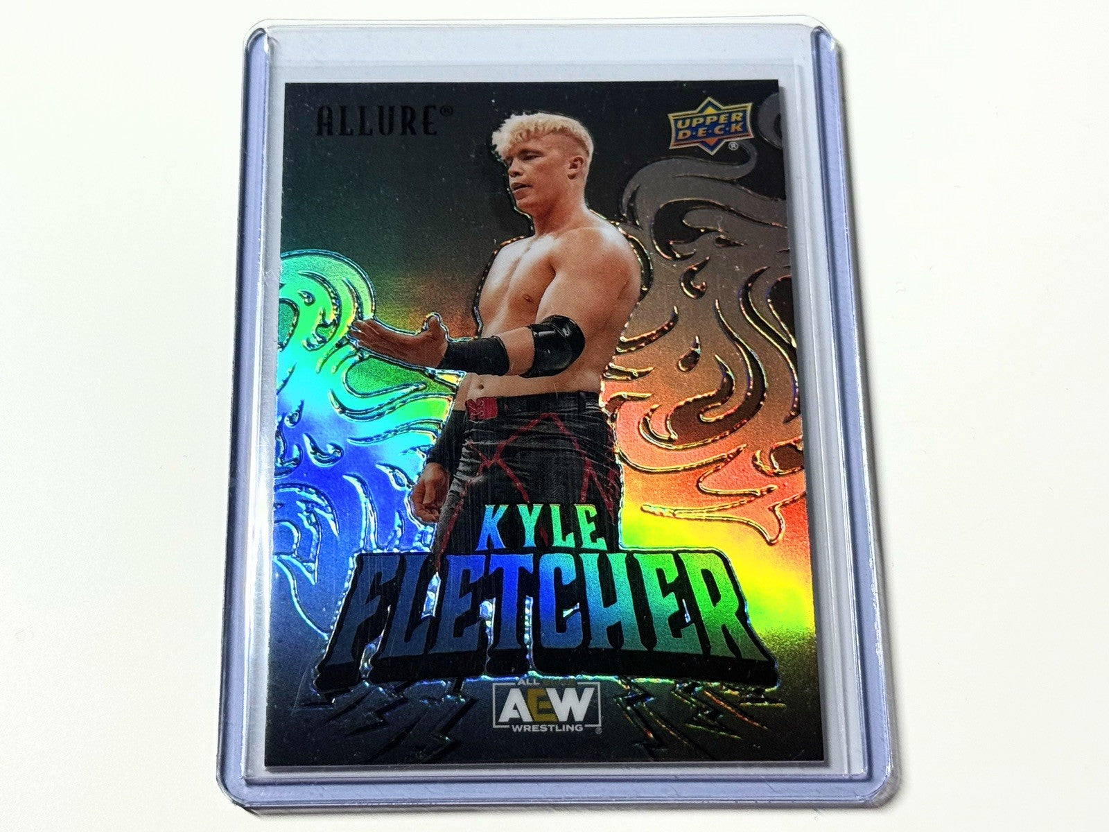 2024 Upper Deck AEW Allure Kyle Fletcher Black Rainbow Card #40