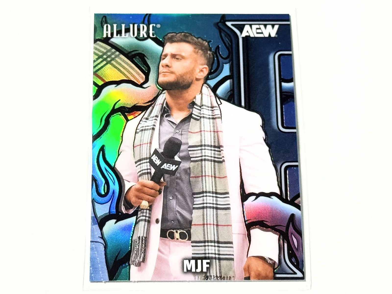 2026 Upper Deck AEW Allure MJF Green Blue Color Flow Card CF-6